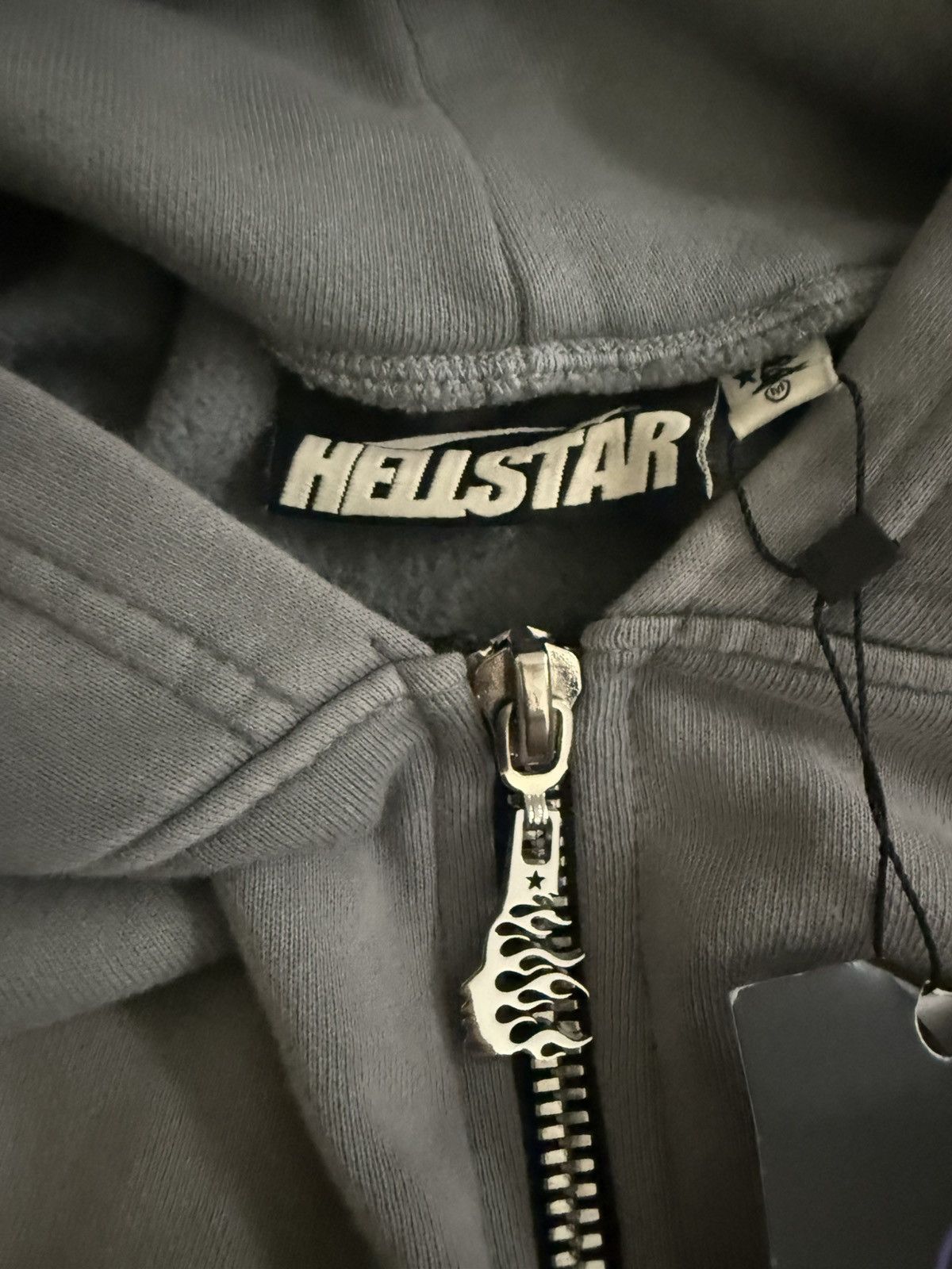 HELLSTAR Hellstar Sports Zip-Up Hoodie Grey Size US M / EU 48-50 / 2 - 3 Thumbnail