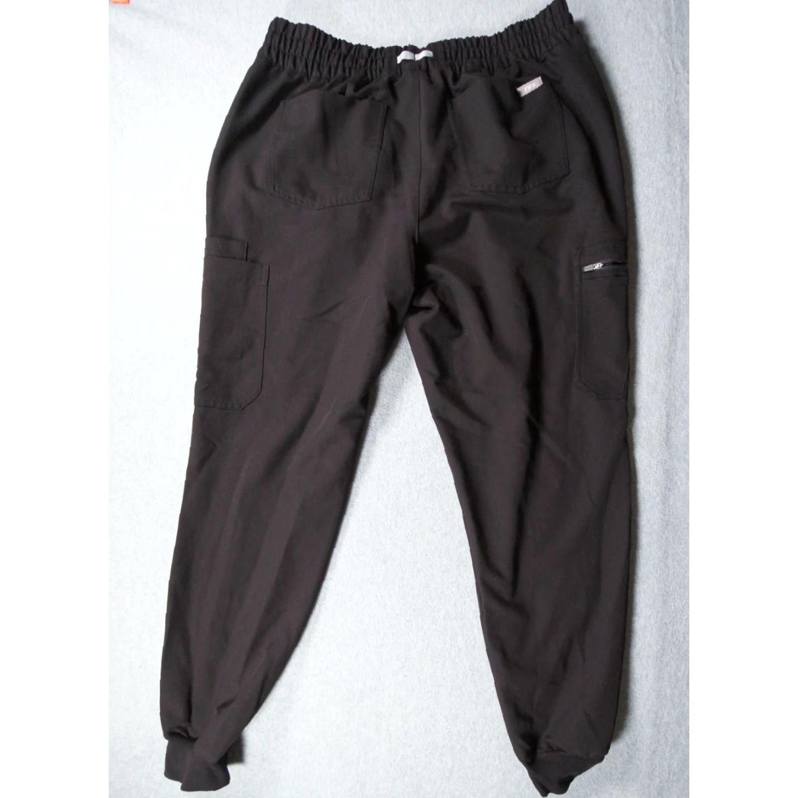 Vintage FIGS Pants Mens Large Black Cargo Scrub Technical Nurse Workwear Stretch Adult Size US 33 - 5 Thumbnail