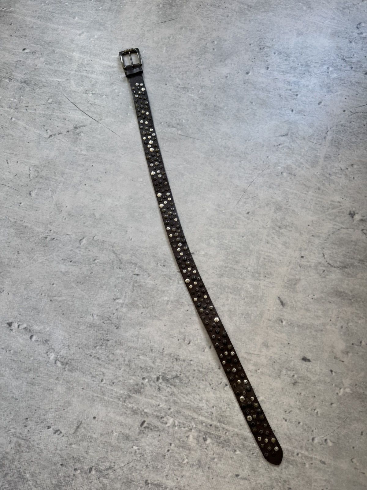 Vintage Y2K streetwear leather belt Size ONE SIZE - 4 Thumbnail