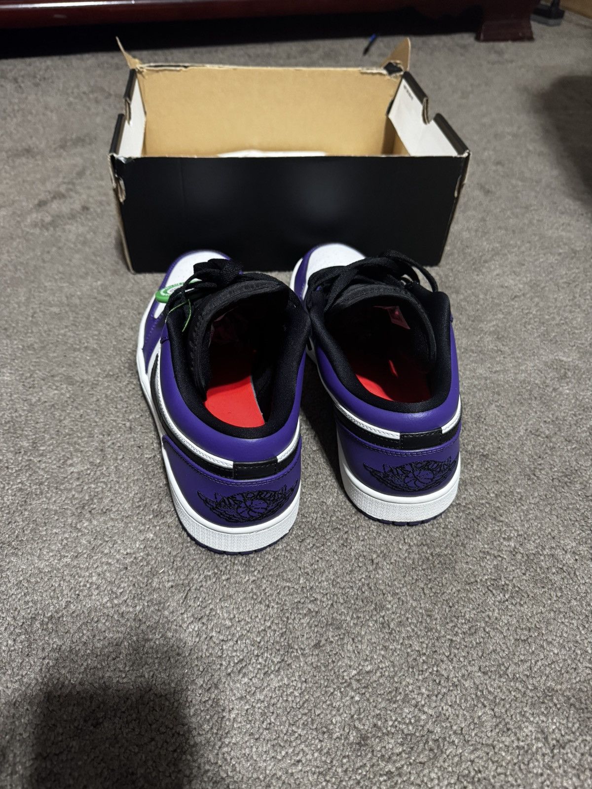 Jordan Brand Low Court Purple Jordan 1 Size US 9.5 / EU 42-43 - 3 Thumbnail