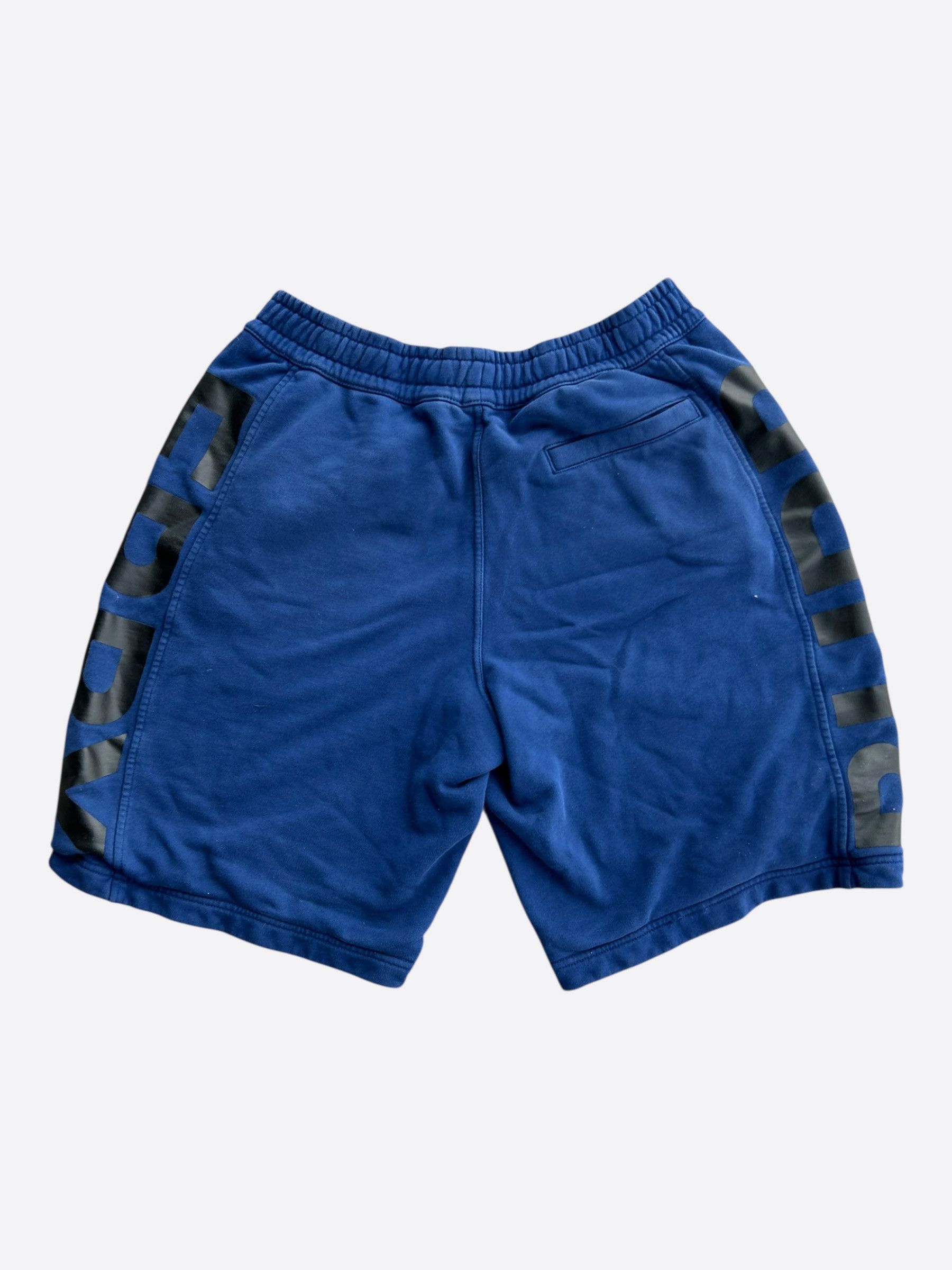 Burberry Burberry Blue & Black Logo Shorts Size US 34 / EU 50 - 2 Thumbnail