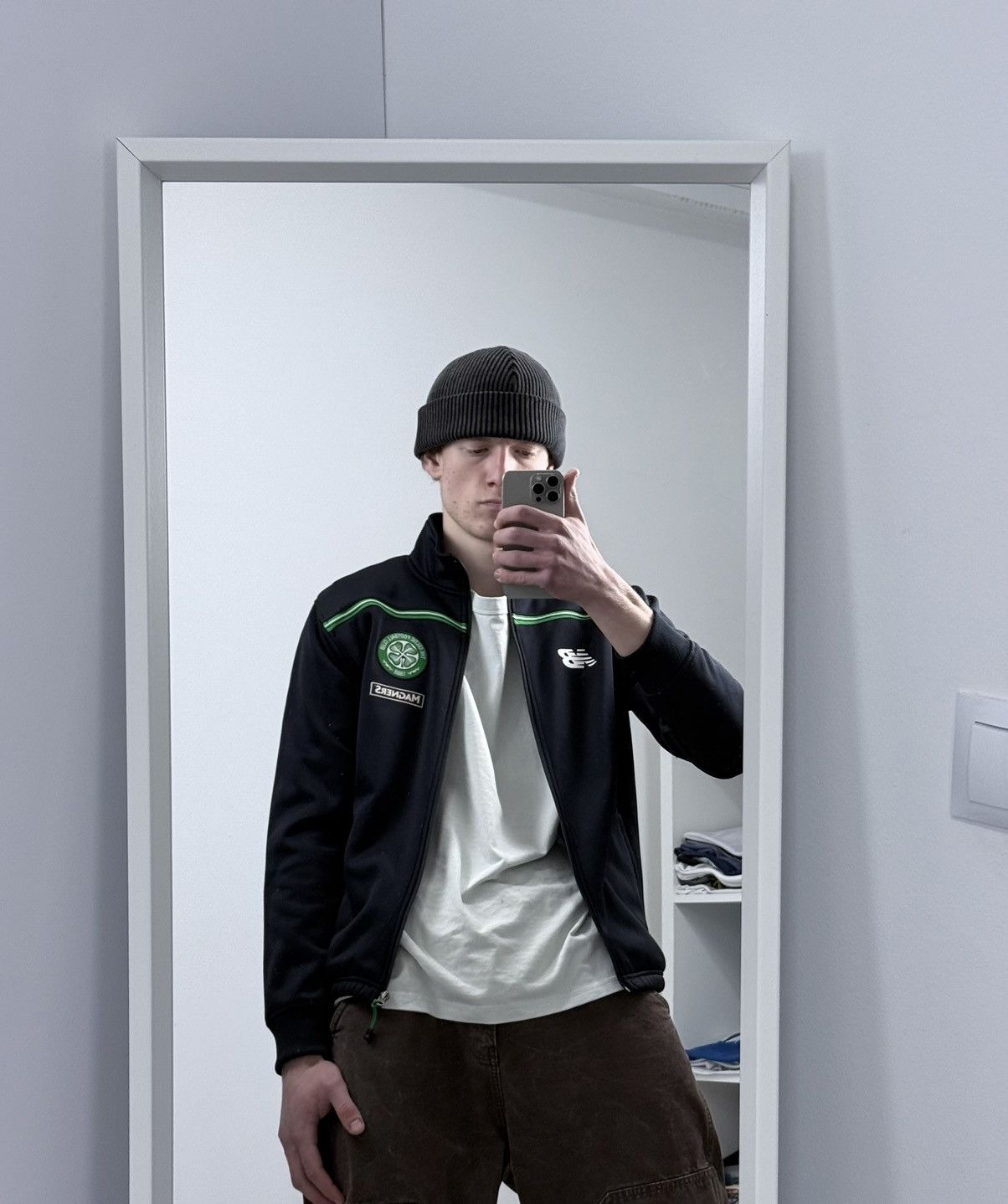 Other Vintage New Balance Celtic streetwear soccer zip jacket Size US M / EU 48-50 / 2 - 4 Thumbnail