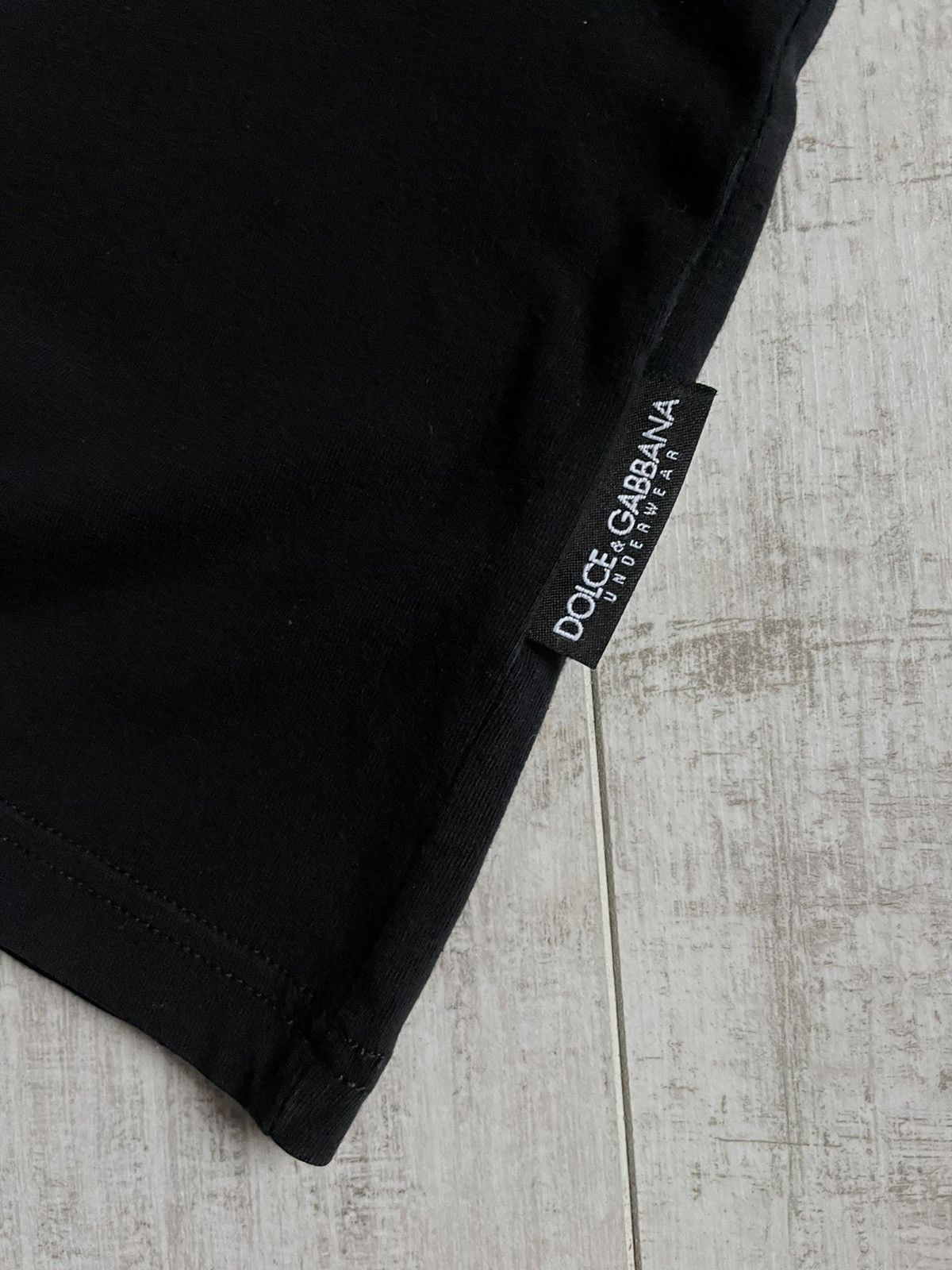 Dolce & Gabbana Dolce & Gabbana Underwear T-Shirt Black Logo D&G Size US S / EU 44-46 / 1 - 5 Thumbnail