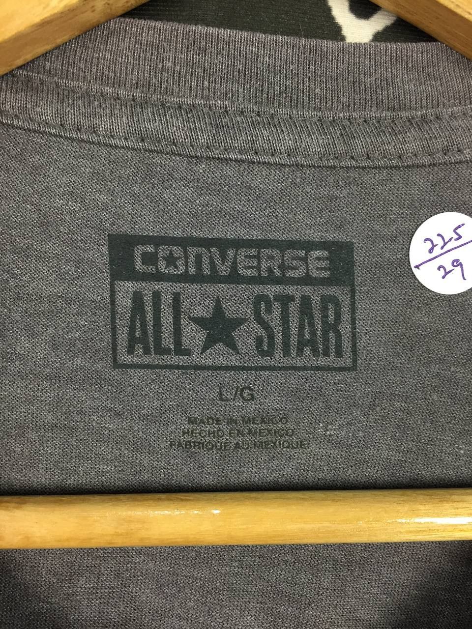 Converse × Vintage Vtg Converse All Star Authentic Sports Brand Tee Size US L / EU 52-54 / 3 - 8 Thumbnail
