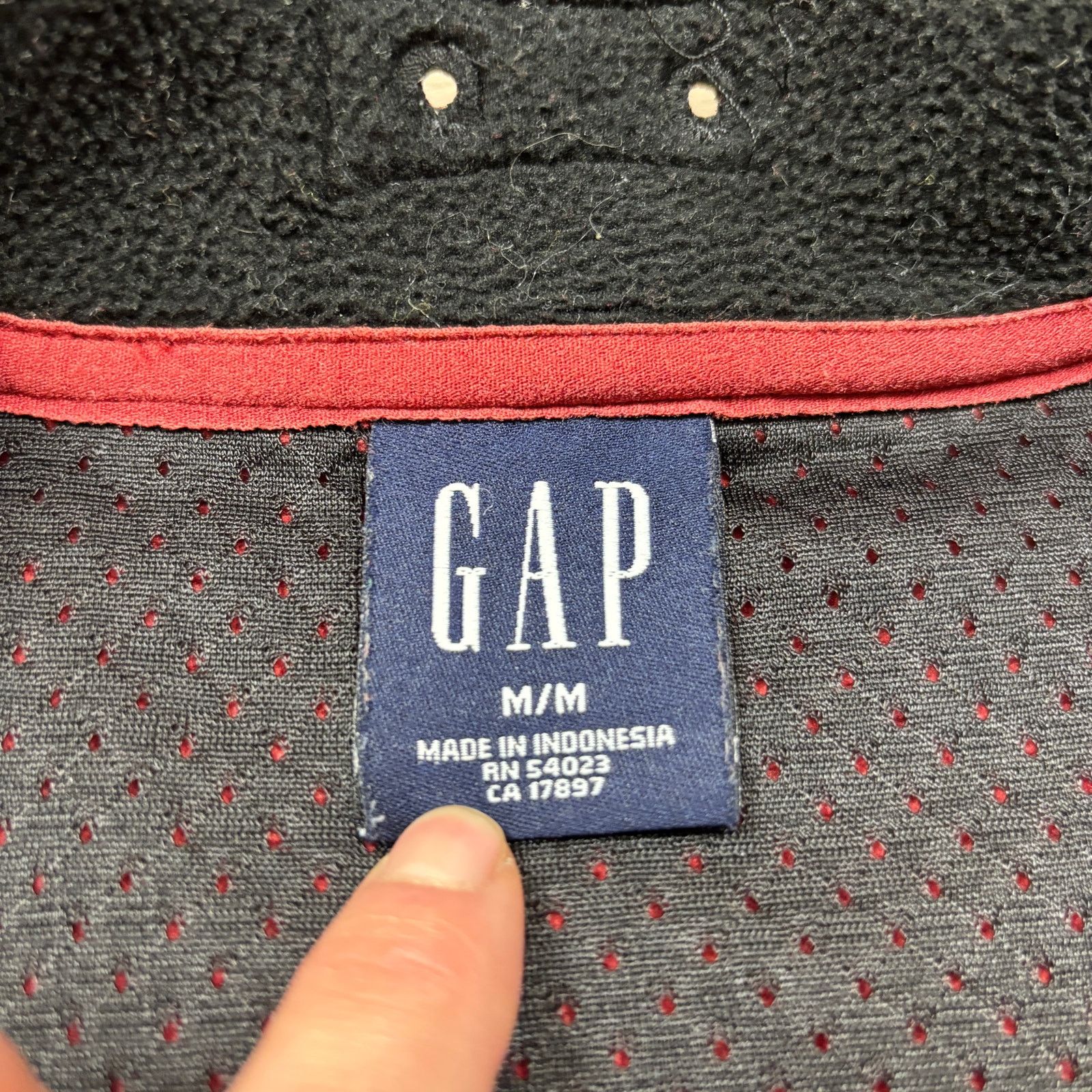 Gap × Vintage VTG Gap 1/4 Zip Fleece Pullover Sweater Jacket Men's Medium Size US M / EU 48-50 / 2 - 4 Thumbnail