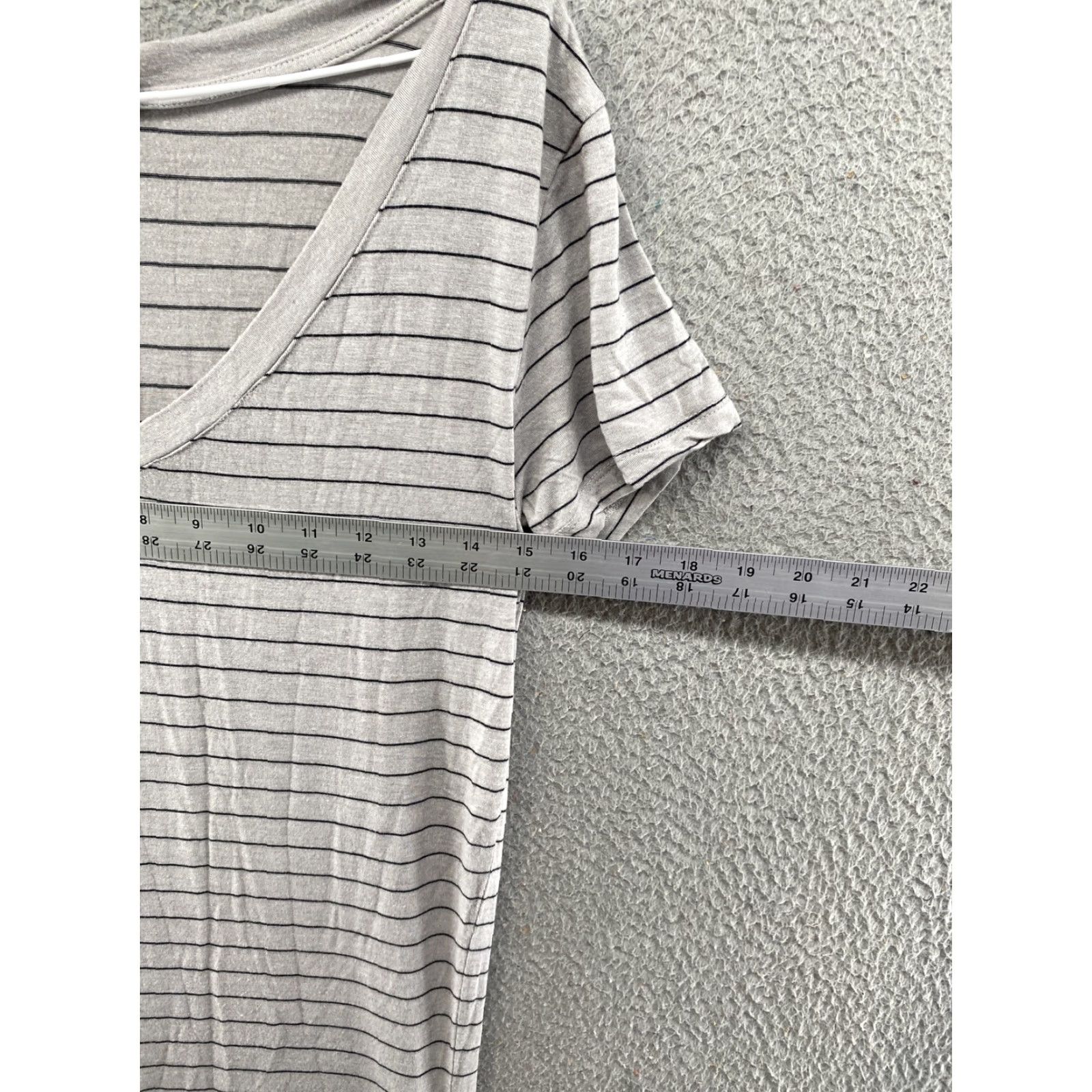 Prana Prana Stretch Striped Gray Pencil Shirt Dress Women M Size Size M / US 6-8 / IT 42-44 - 5 Thumbnail