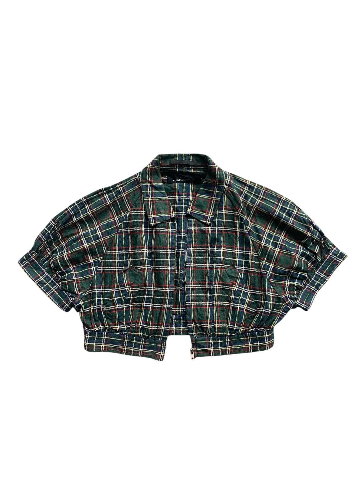 Tricot Comme des Garcons Tartan zip top Fw1990 Size M / US 6-8 / IT 42-44 - 1 Thumbnail