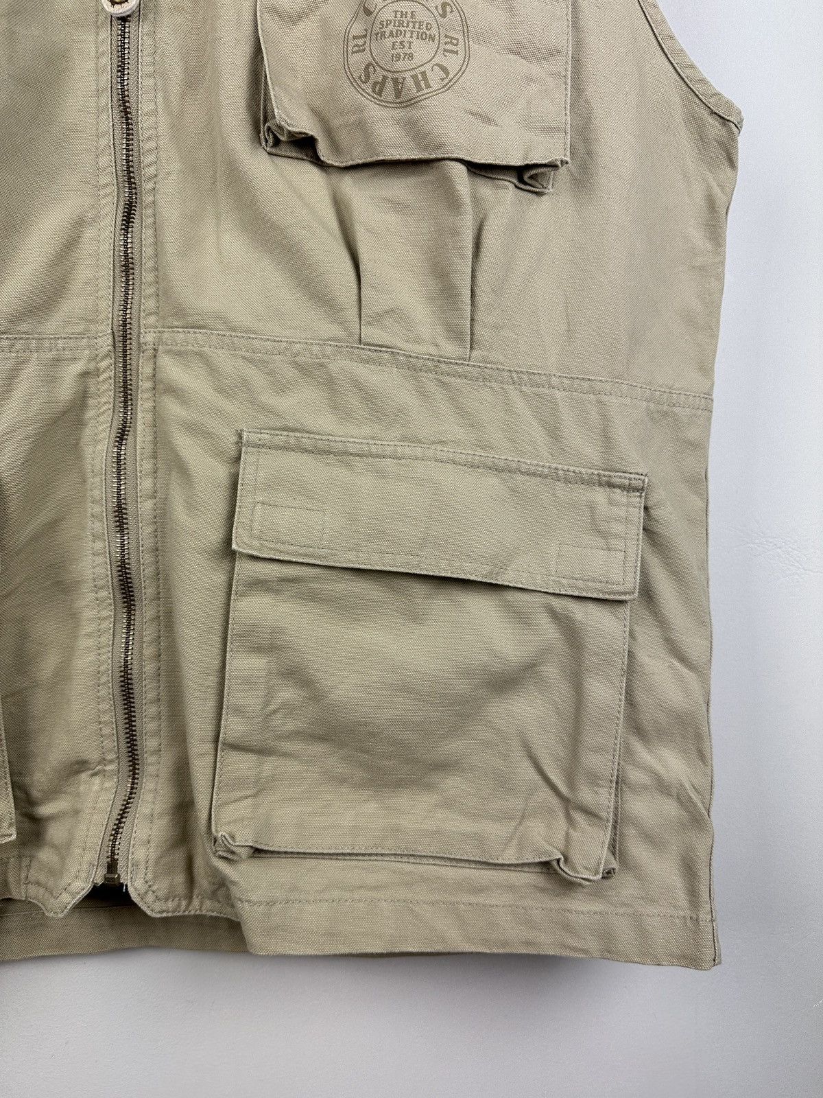 Chaps Ralph Lauren × Vintage Vintage Chaps Ralph Lauren Field Utility Fishing Zip Vest Size US L / EU 52-54 / 3 - 8 Thumbnail