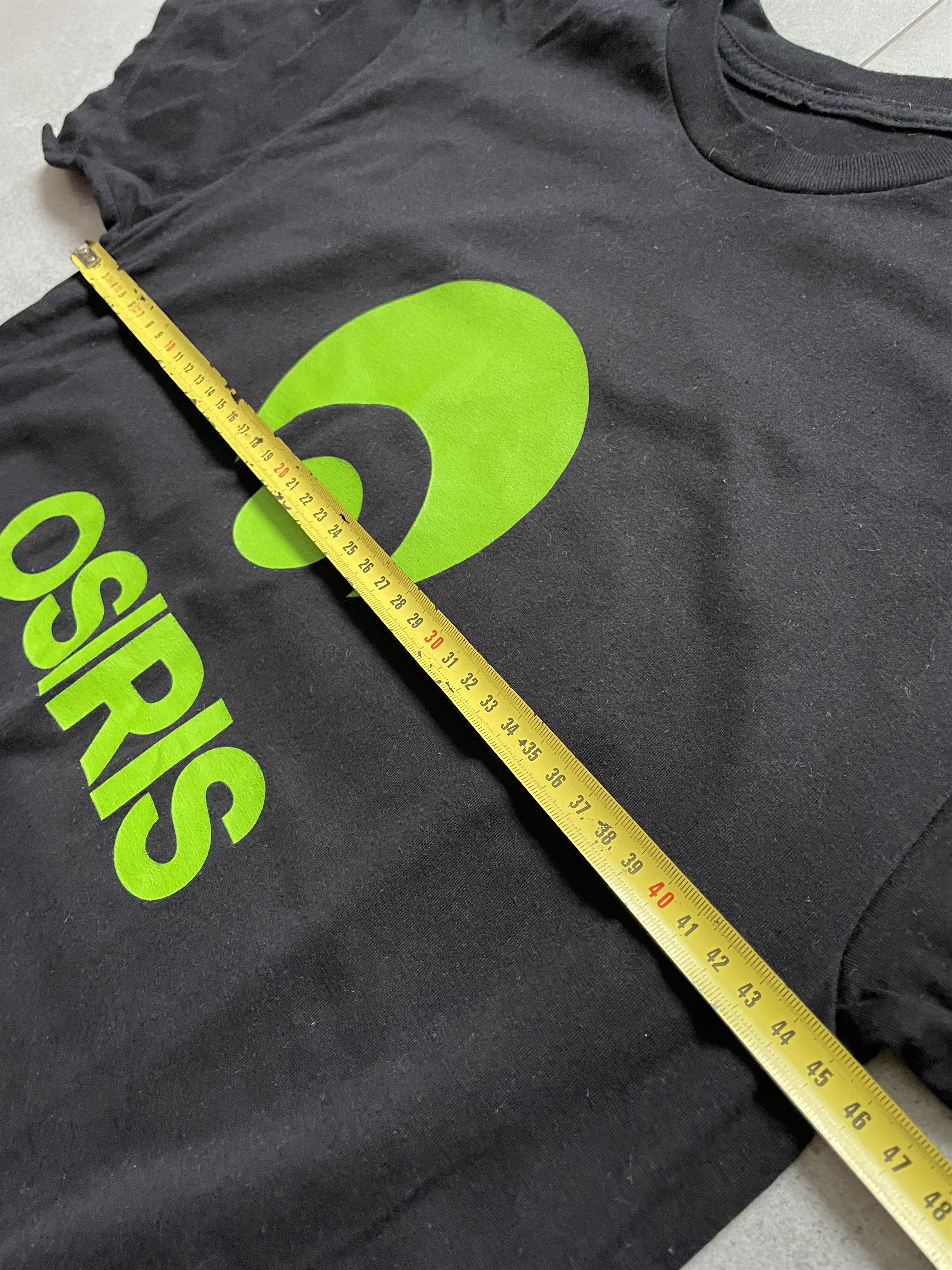 Osiris Y2K OSIRIS D3 SKATE BLACK NEON GREEN TEE Size US M / EU 48-50 / 2 - 5 Thumbnail