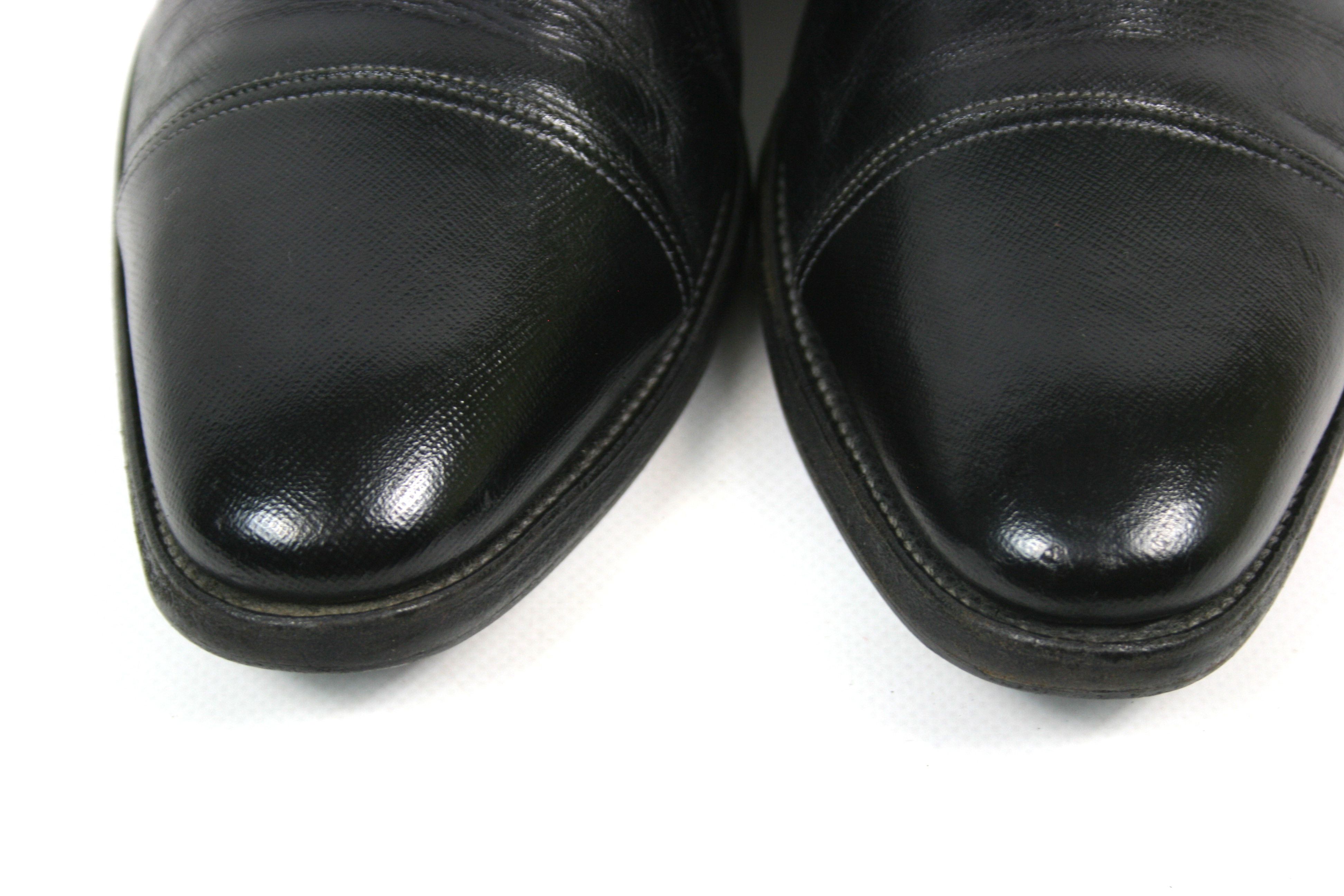 Santoni Leather Oxford Shoes Size US 7 / EU 40 - 5 Thumbnail