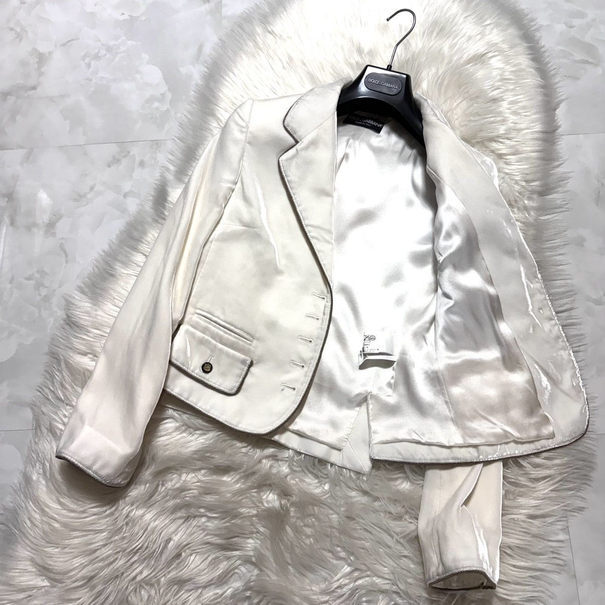 Dolce & Gabbana runway Dolce & Gabbana N crown decoration velvet jacket Size XS / US 0-2 / IT 36-38 - 10 Thumbnail