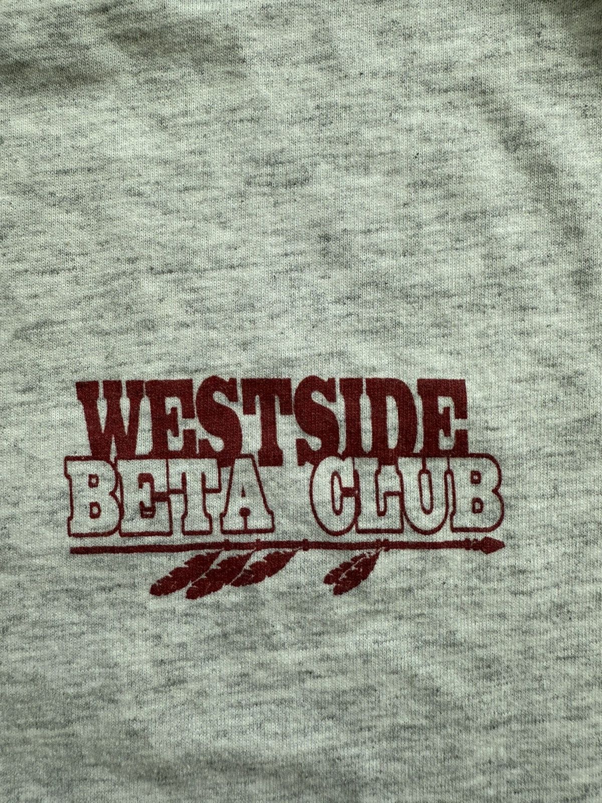 Hanes Vintage Y2K Westside High School Beta Club Seminoles 2000 Size US XL / EU 56 / 4 - 5 Thumbnail