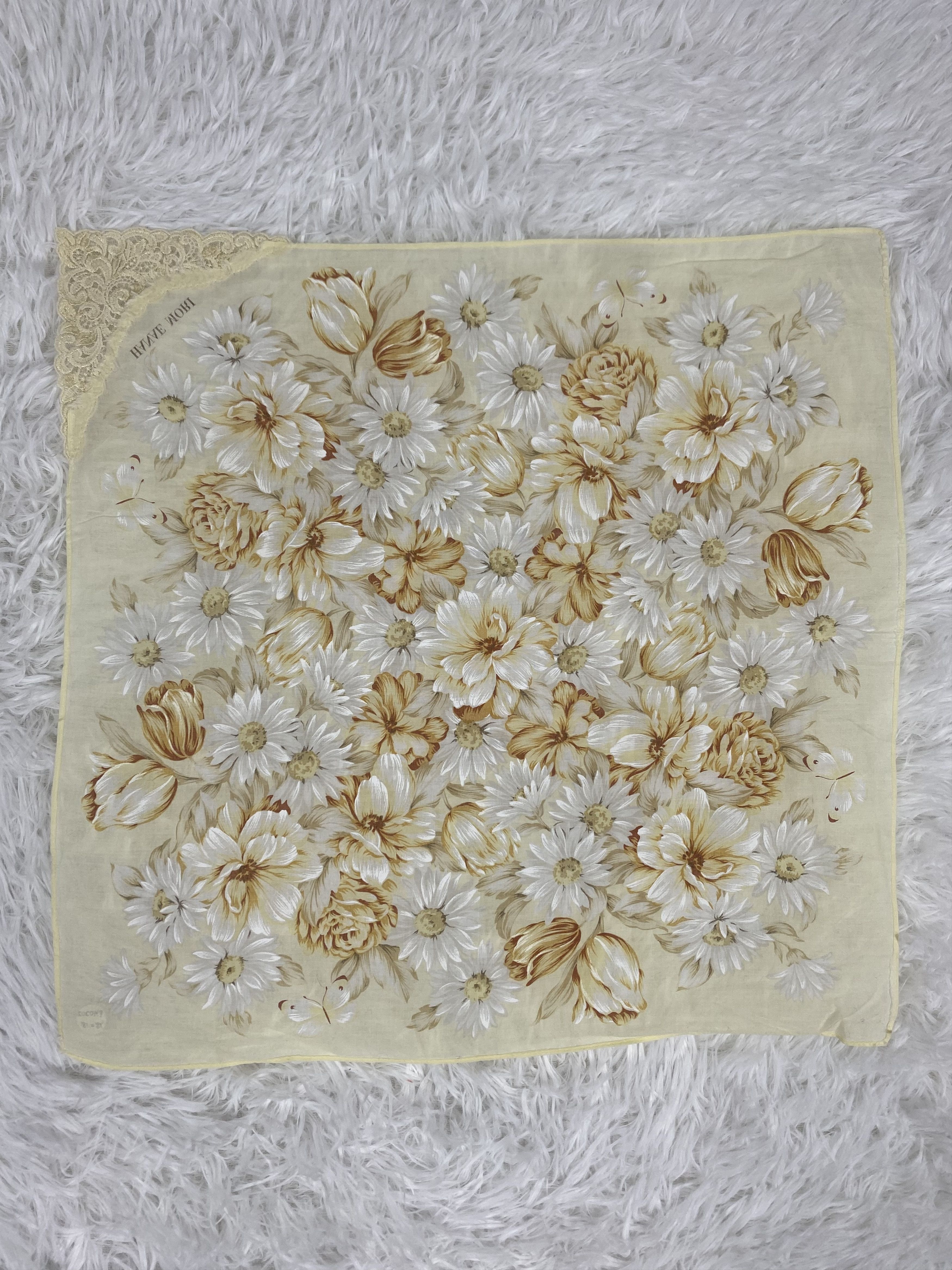 Hanae Mori × Vintage Vintage Hanae Mori Handkerchief Neckerchief PH0202 Size ONE SIZE - 5 Thumbnail
