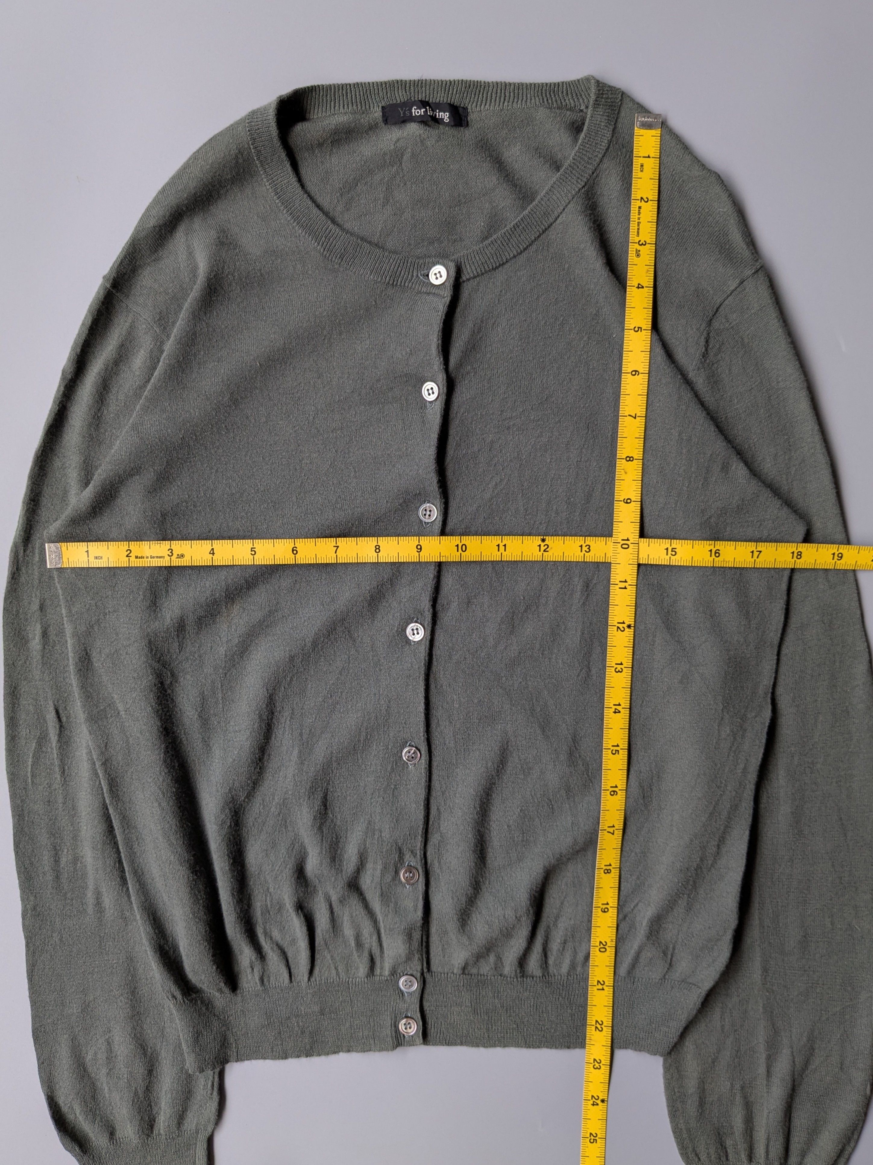 Yohji Yamamoto Vintage Y's For Living Yohji Yamamoto cardigan Size S / US 4 / IT 40 - 4 Thumbnail
