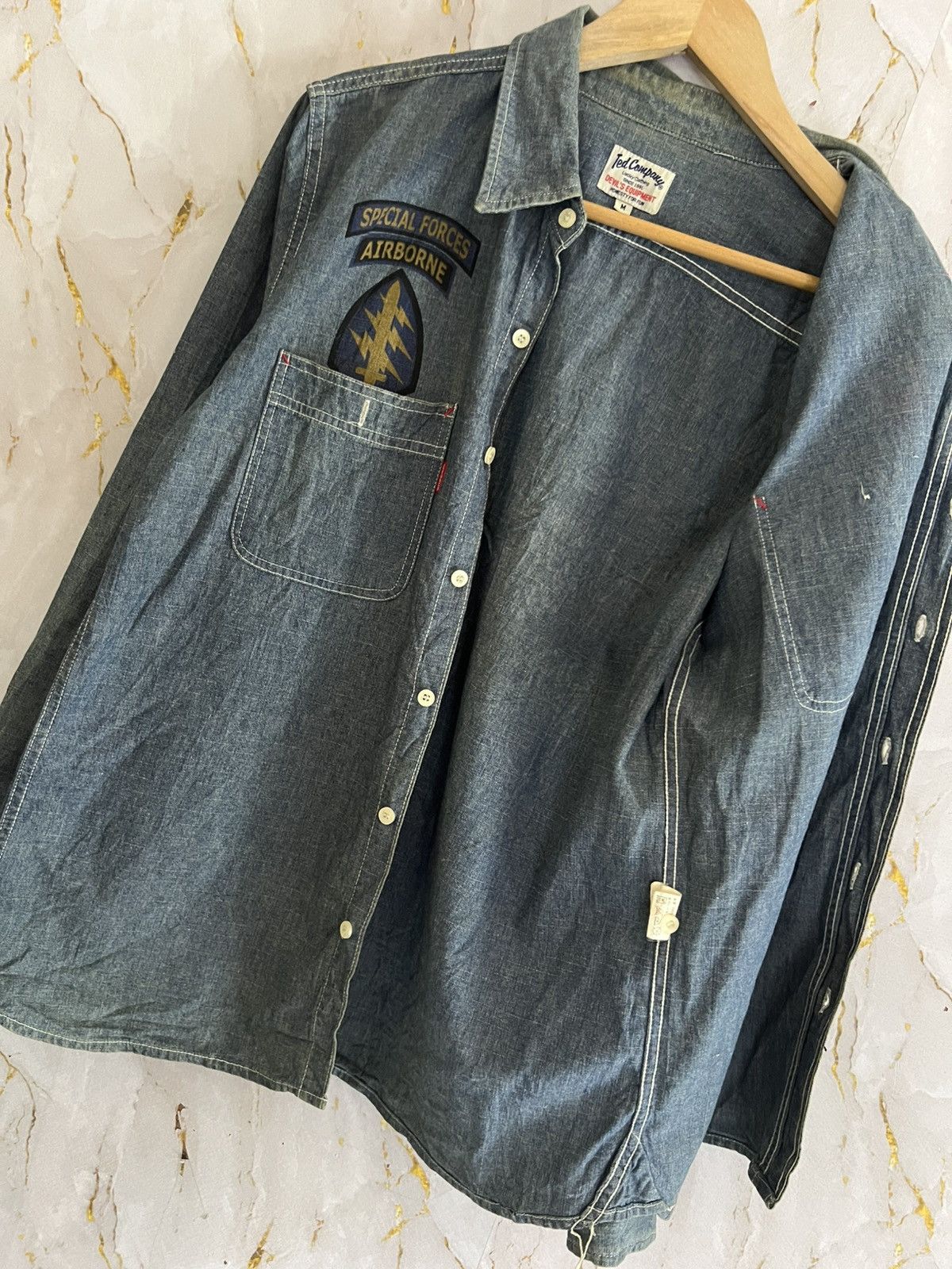 Tedman Tedman Devil Shirt – Rare Japanese Archive Grail Size US M / EU 48-50 / 2 - 9 Thumbnail