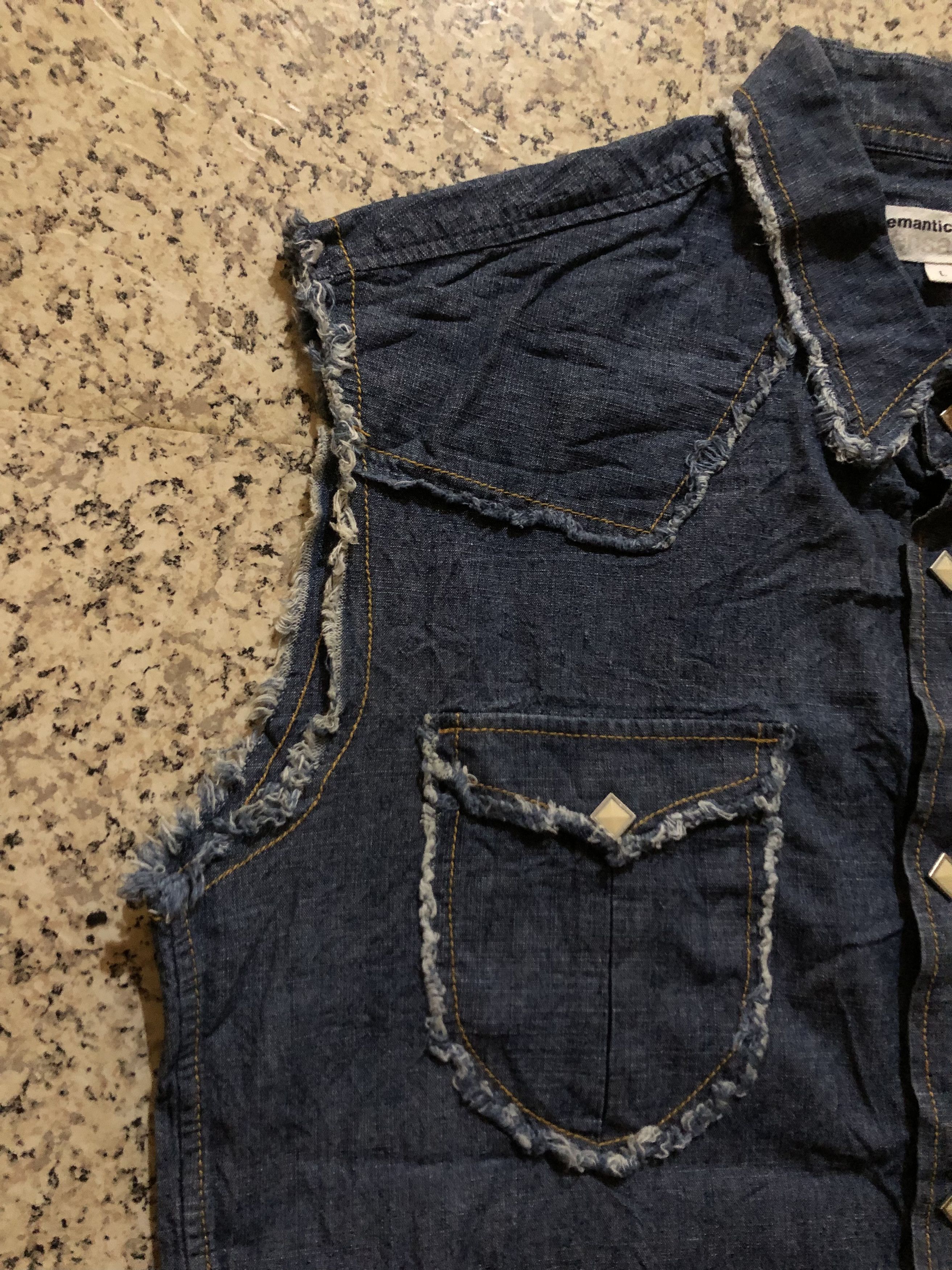 semanticdesign Semantic Design Denim Vest Like Lgb Seditionaries if6was9 Size US M / EU 48-50 / 2 - 6 Thumbnail