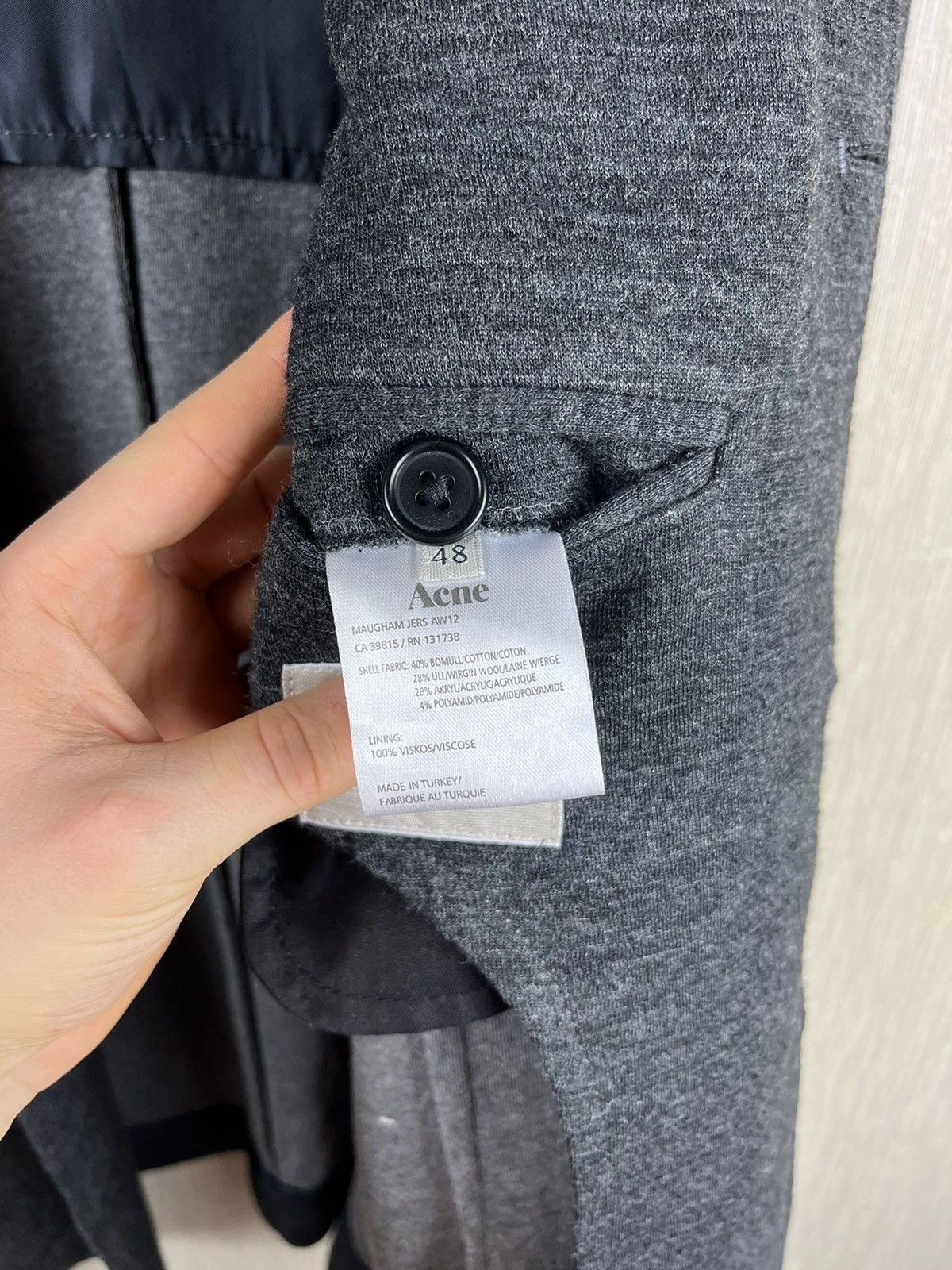 Acne Studios × Vintage Acne Studios Maugham Jers AW12 wool blazer jacket archival Size US M / EU 48-50 / 2 - 20 Thumbnail