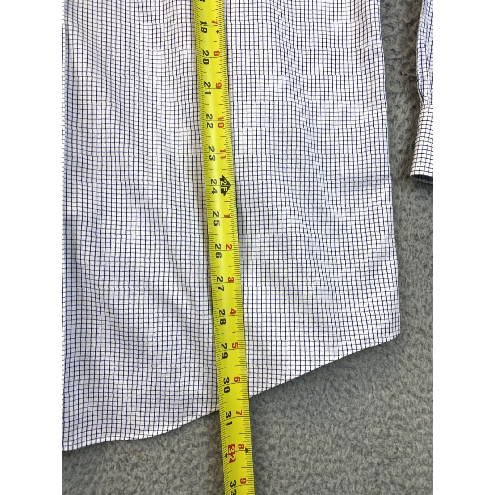 Brooks Brothers VINTAGE Brooks Brothers Dress Shirt Men 15.5 Blue Cotton Stripes Long Sleeve Regular Size Size 40R - 6 Thumbnail