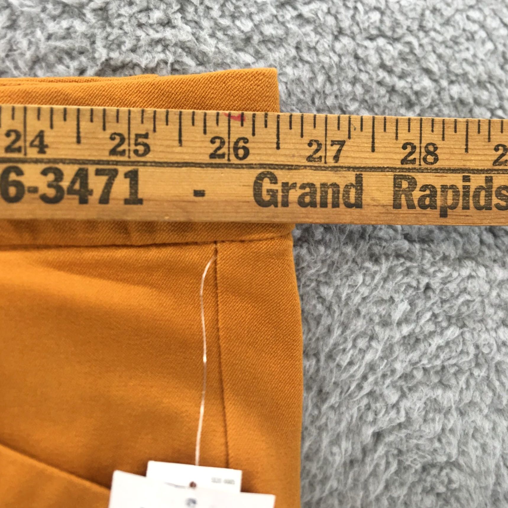 Old Navy Old Navy Pixie Cropped Ankle Pants Womens 28 Plus Mustard Yellow Zip Fly NEW Size 28" / US 6 / IT 42 - 7 Thumbnail