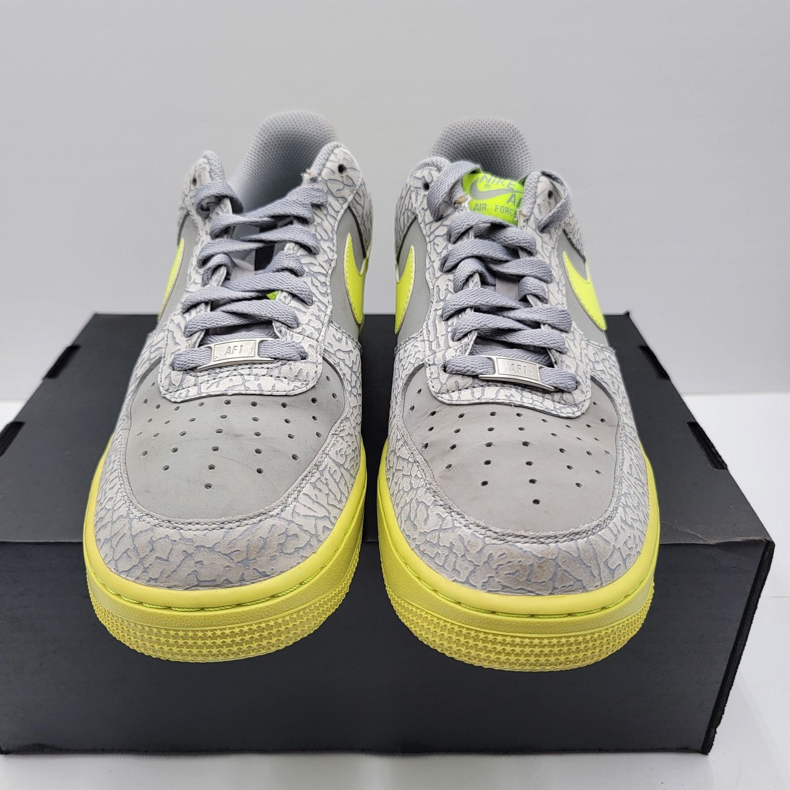 Nike Nike Air Force 1 Low 'Elephant Volt' Mens Sz 9.5 488298 041 Size US 9.5 / EU 42-43 - 3 Thumbnail