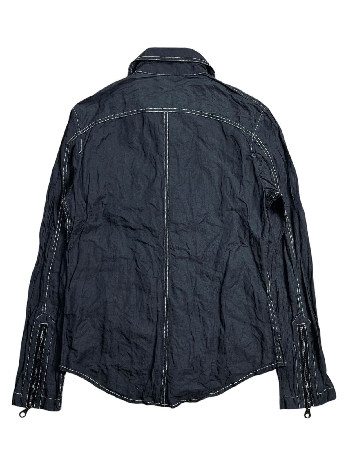 JACKROSE 2000s Territ Atelier - Vkei Riri Zips Shirt Jacket Size US M / EU 48-50 / 2 - 9 Thumbnail