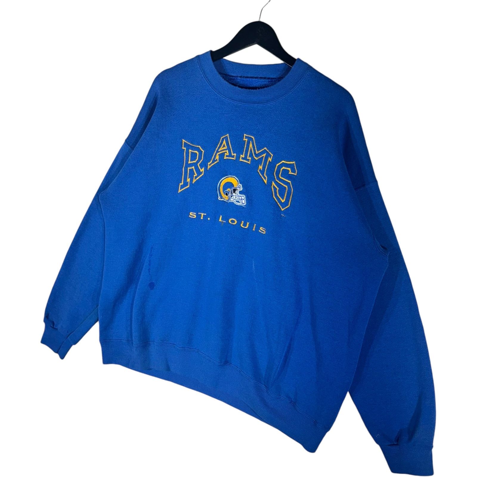 Lee Vintage NFL St. Louis Rams Embroidered Crewneck Size US XXL / EU 58 / 5 - 3 Thumbnail