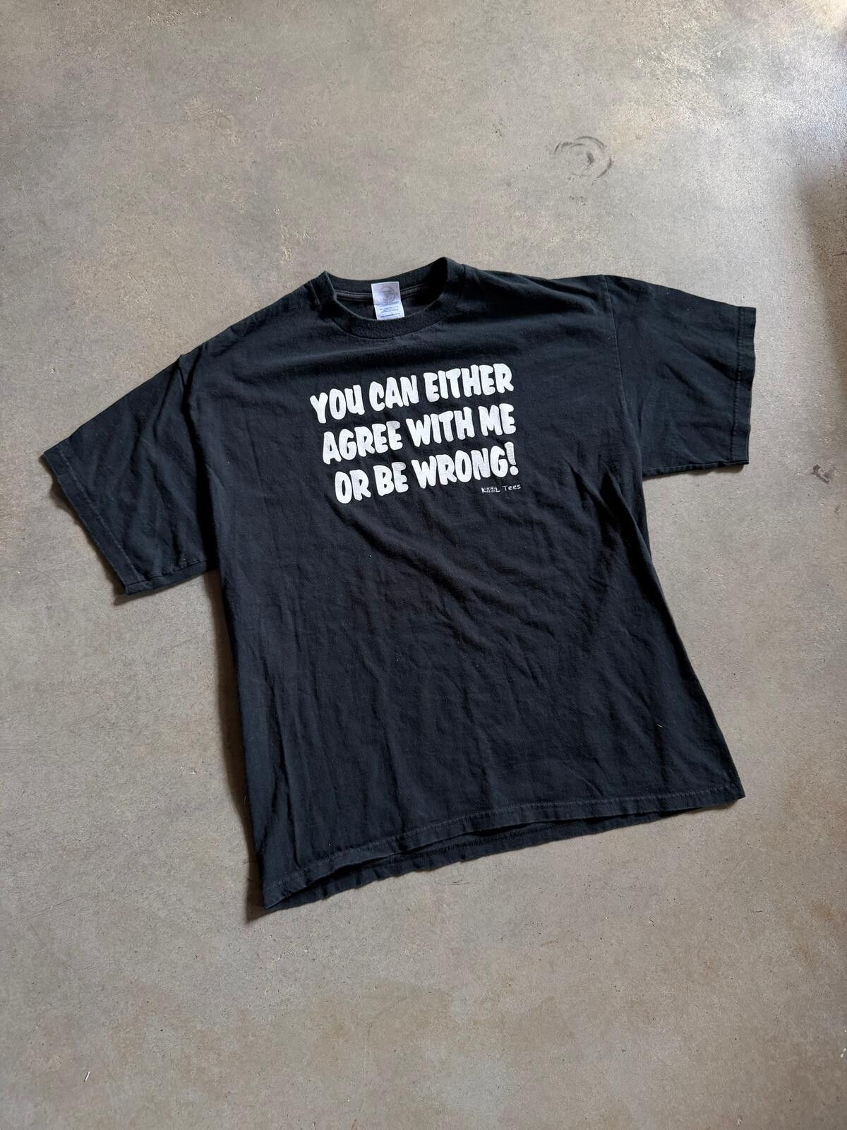Delta You Can Either Agree With Me Or Be Wrong Tee Sz L Size US L / EU 52-54 / 3 - 2 Thumbnail