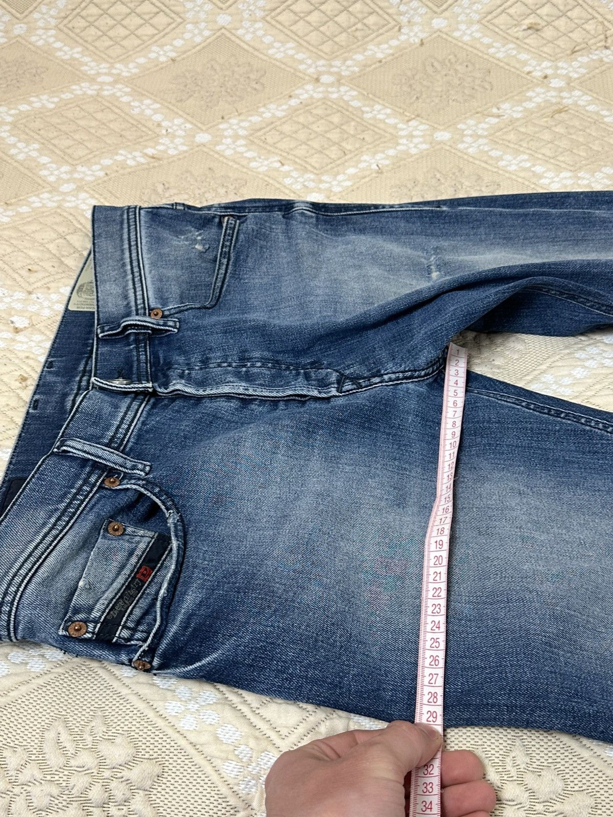 Diesel 🔥 Diesel Tepphar Slim Carrot Skinny Denim Pants Jeans Y2K Size US 31 - 7 Thumbnail