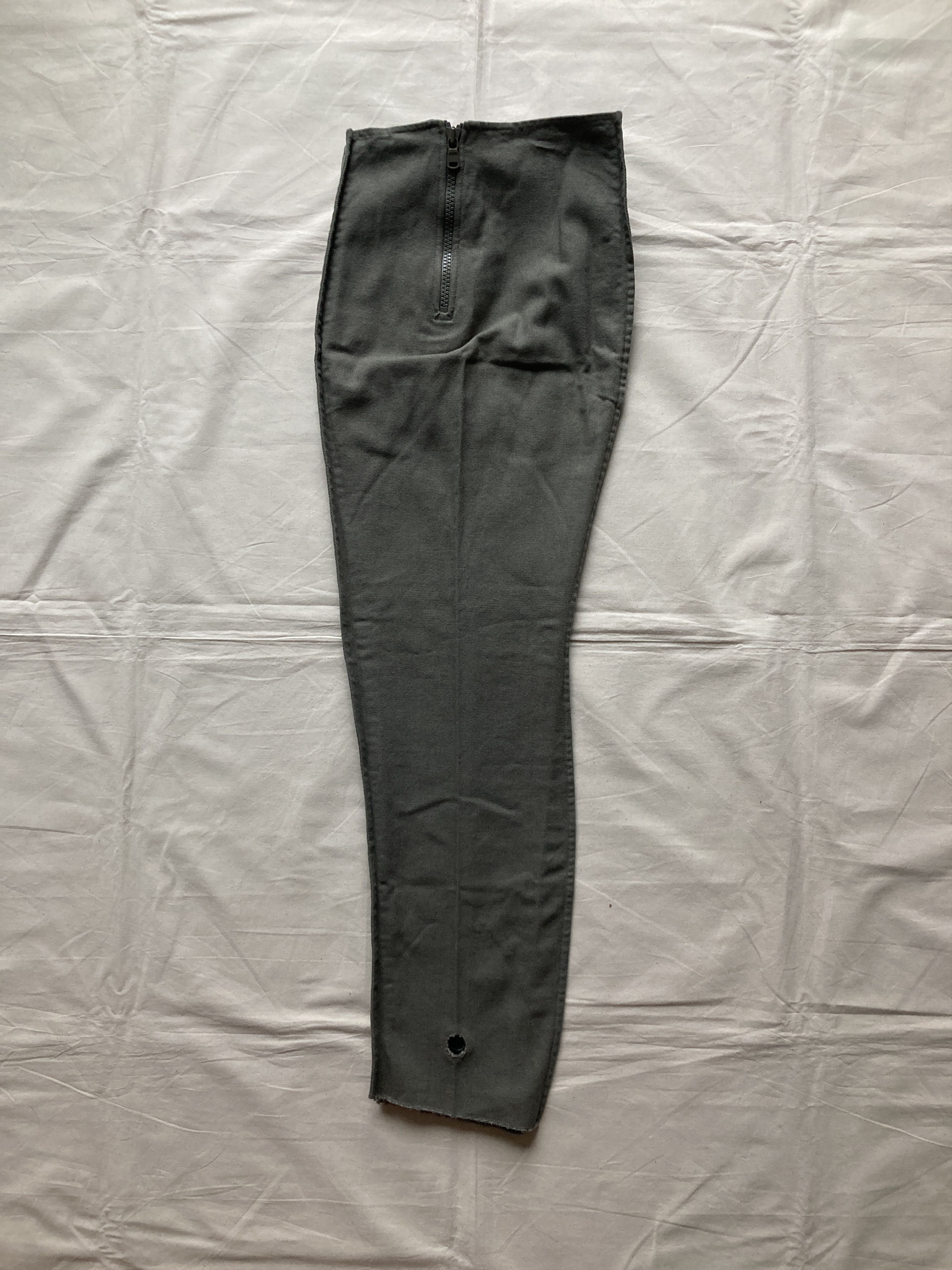 image of Margiela X H&m Flat Collection Trousers in Grey, Women's (Size 28)