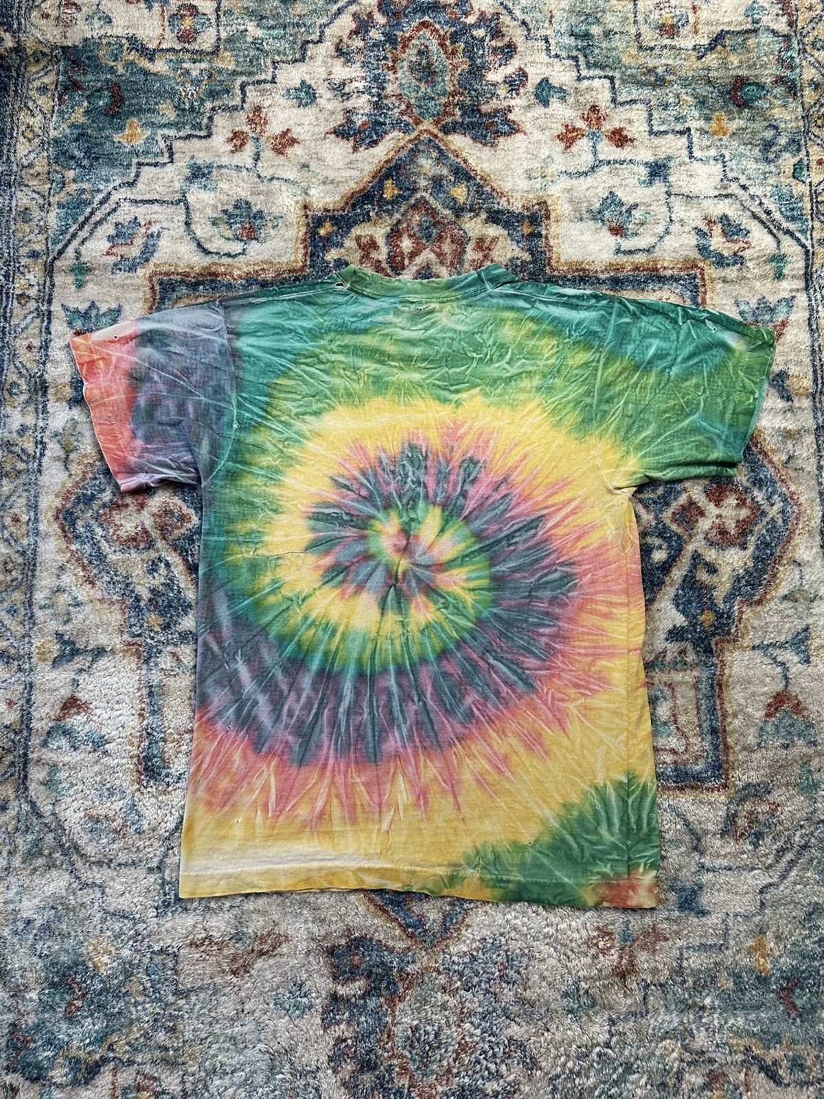 Vintage Vintage San Fransisco Spellout Tye-Dye T-shirt Medium Size US M / EU 48-50 / 2 - 2 Thumbnail