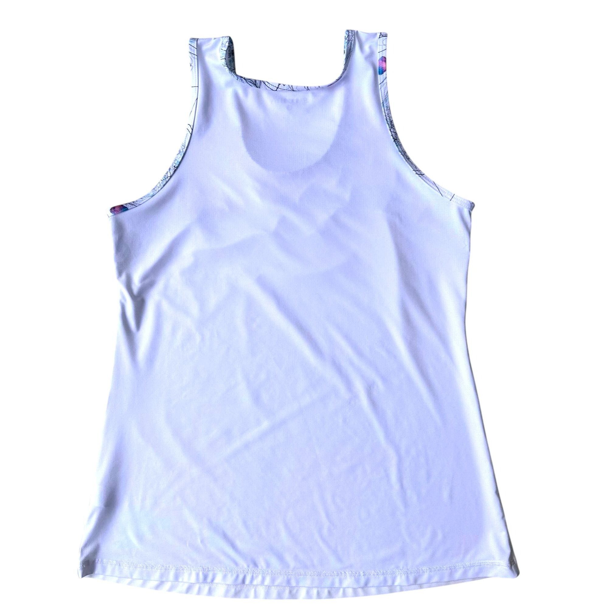 Other Bosofibella Tennis Top Large White Sleeveless Pickleball Size L / US 10 / IT 46 - 11 Thumbnail