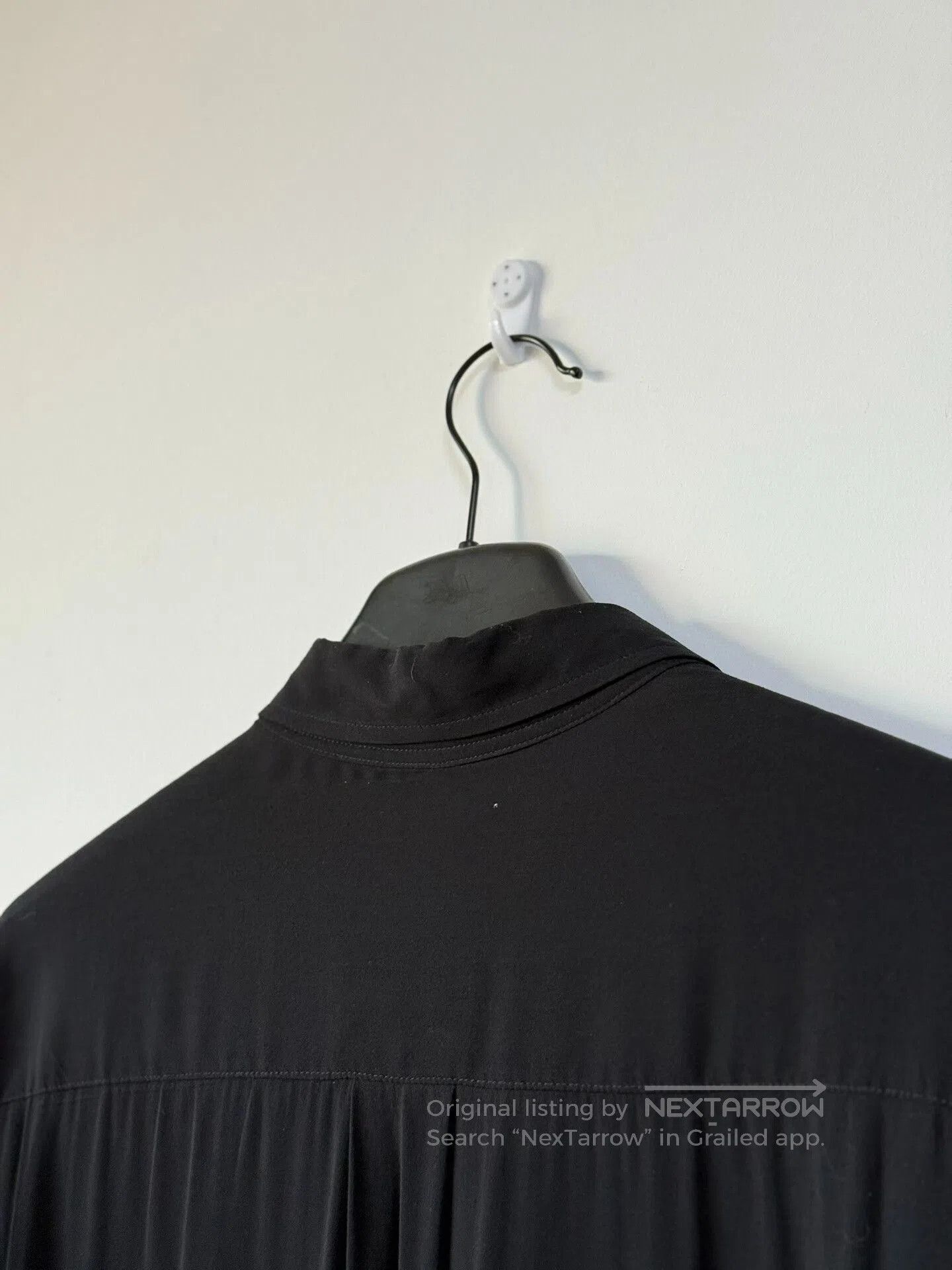 Yohji Yamamoto Yohji Yamamoto Black Scandal Silk Shirt. Size L / US 10 / IT 46 - 5 Thumbnail