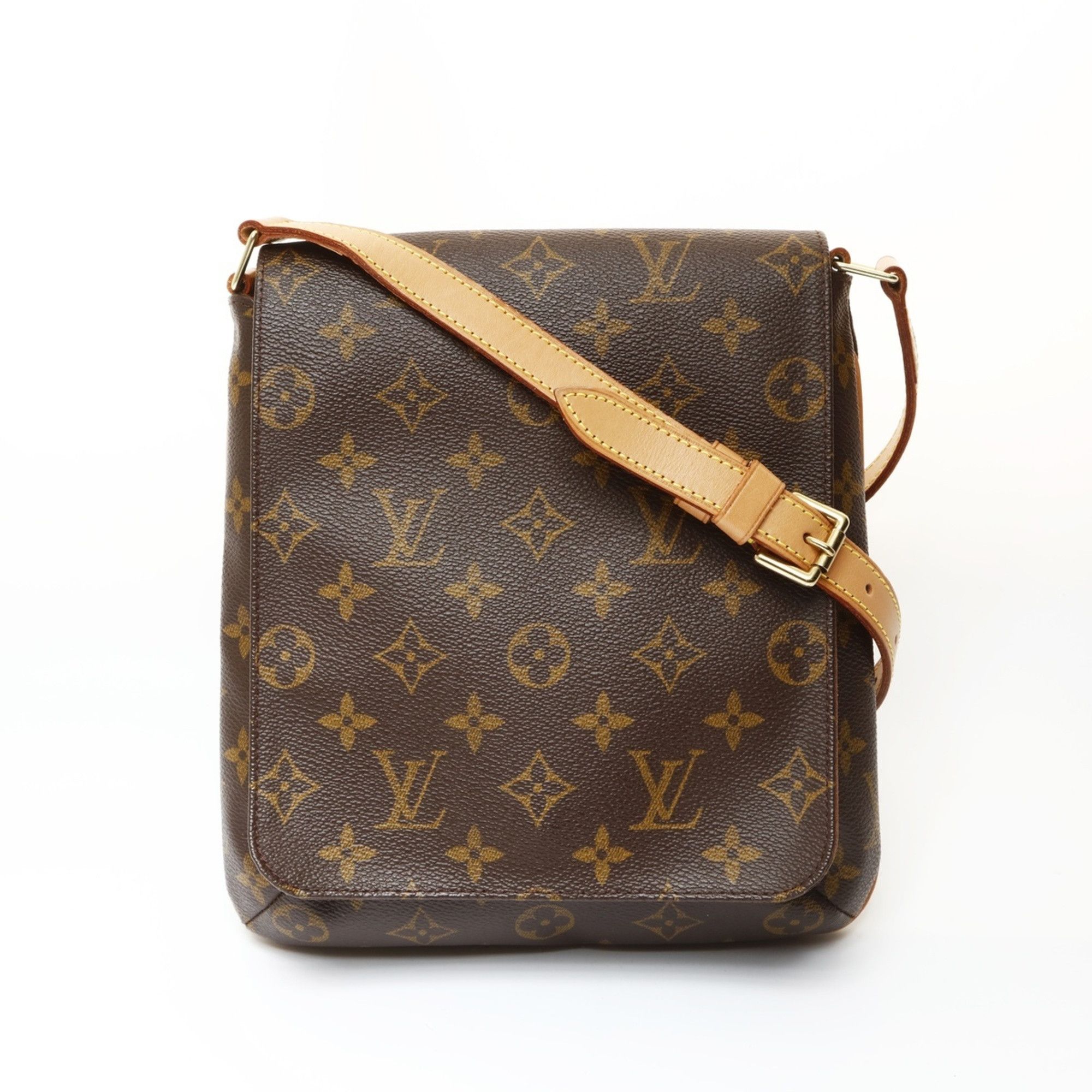 Louis Vuitton Louis Vuitton 2001 Monogram Musette Salsa Short Shoulder Bag, Brown, WS27089 Size ONE SIZE - 1 Thumbnail