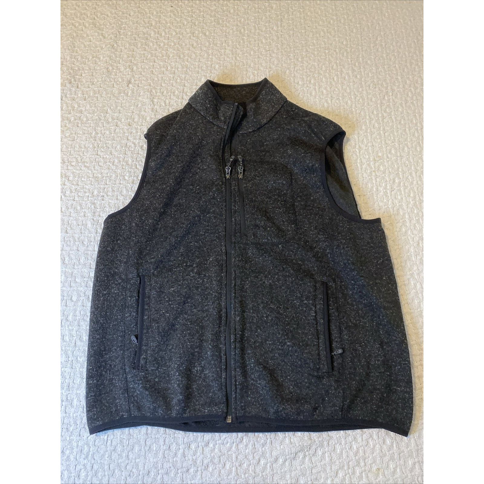 Free Country Free Country Fleece Vest Men's Size 2XL Charcoal Black Full Size US XXL / EU 58 / 5 - 1 Thumbnail