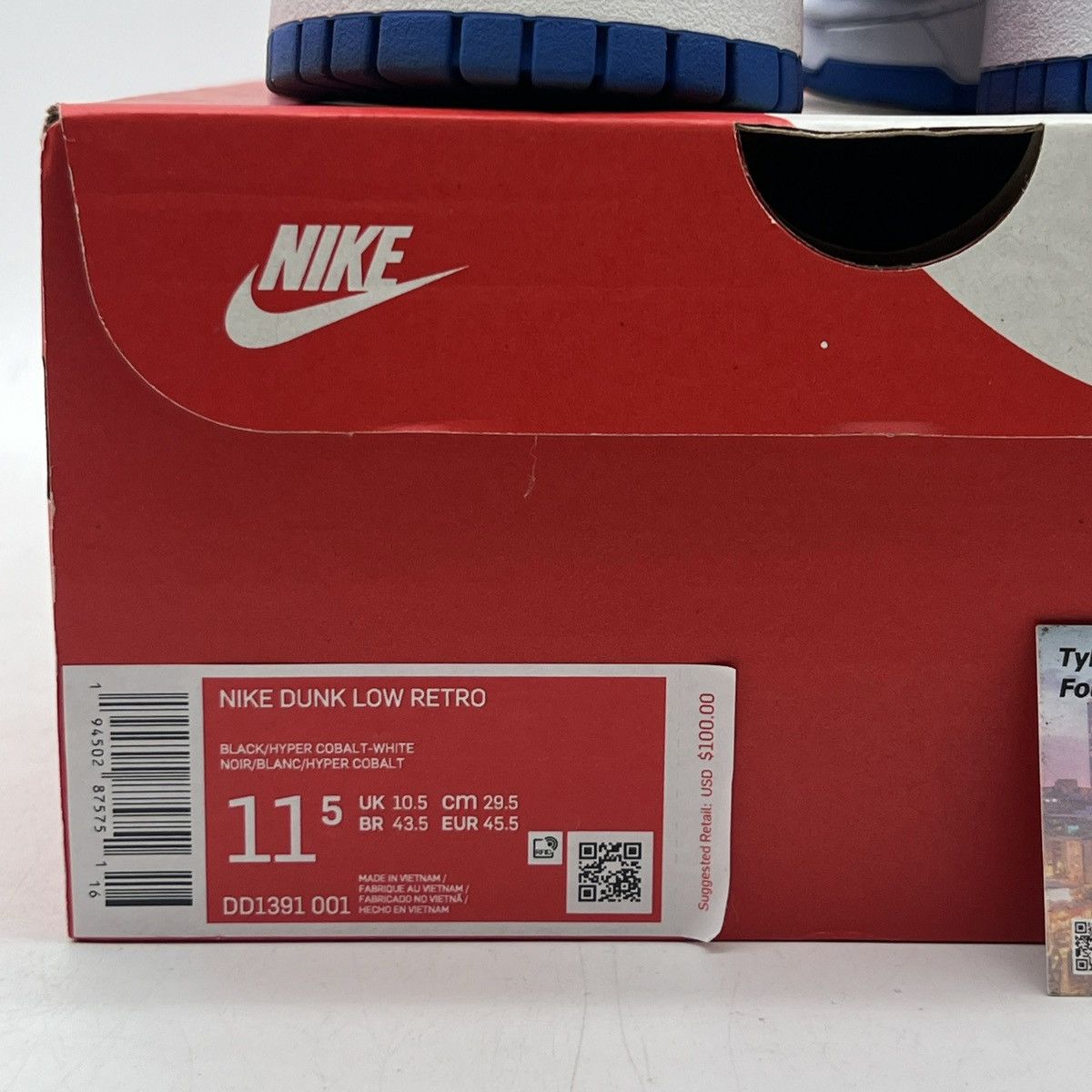 Nike Nike dunk low hyper cobalt Size US 11.5 / EU 44-45 - 6 Thumbnail