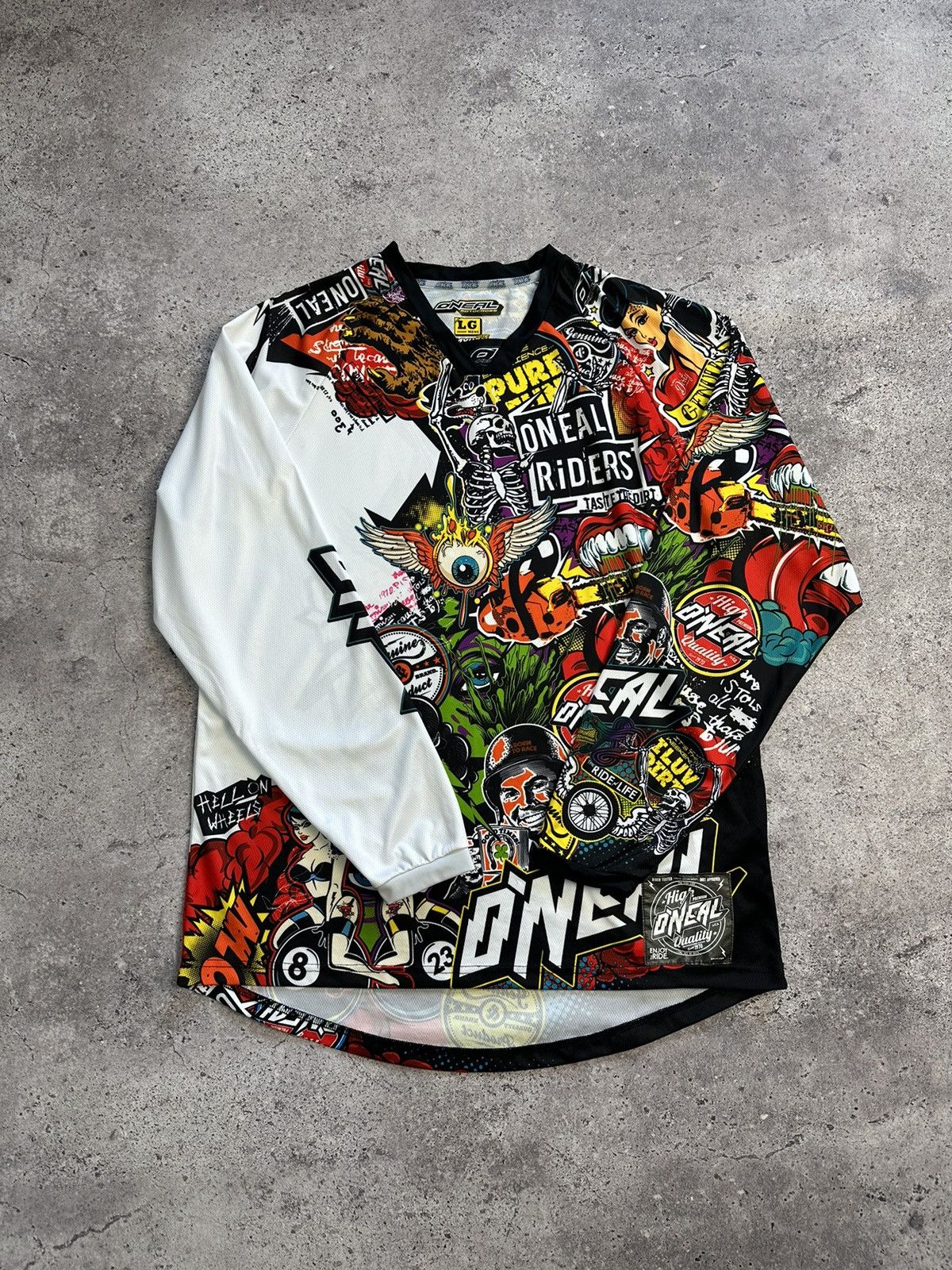O'Neill Vintage O’neal Mayhem Motocross Racing Jersey Fox Y2K Size US L / EU 52-54 / 3 - 7 Thumbnail