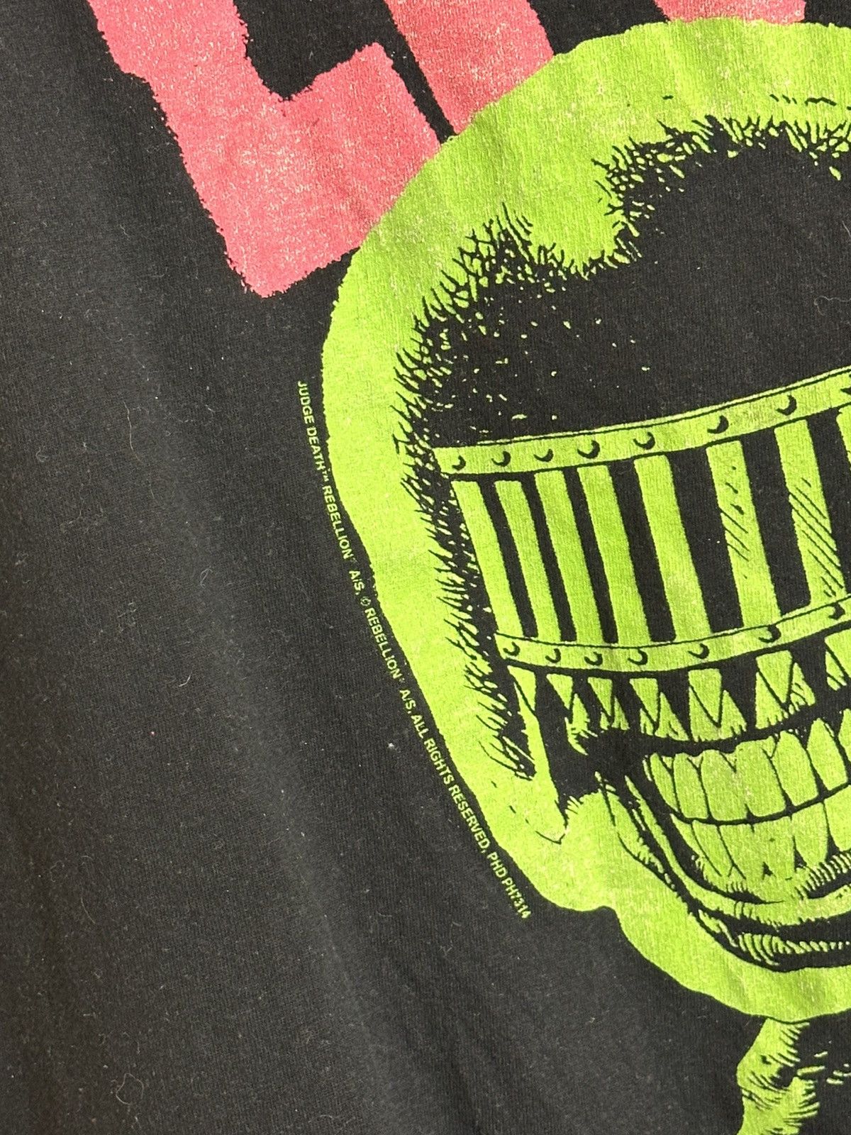 Vintage 🔥 Vintage Judge Dredd Judge Death Tag Comics Movie T Shirt Size US XXL / EU 58 / 5 - 2 Thumbnail