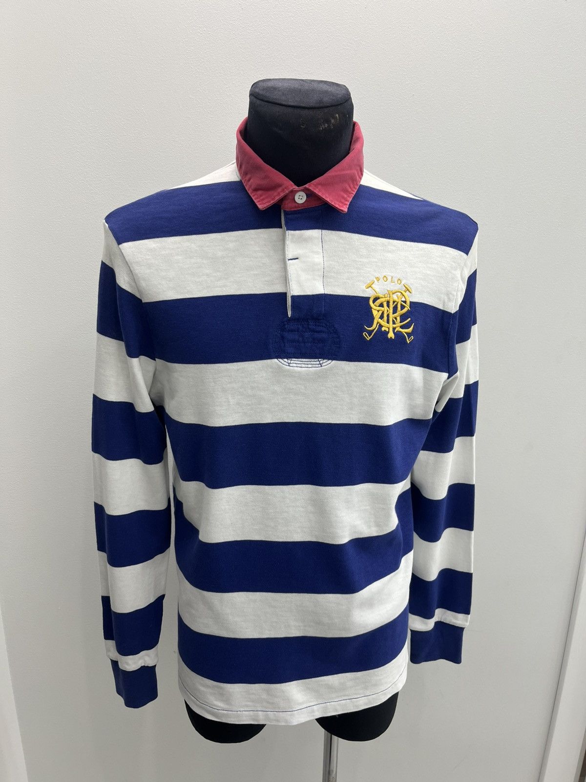 Polo Ralph Lauren Vintage Polo Ralph Lauren Logo Rugby Pullover Shirt Size US L / EU 52-54 / 3 - 1 Thumbnail