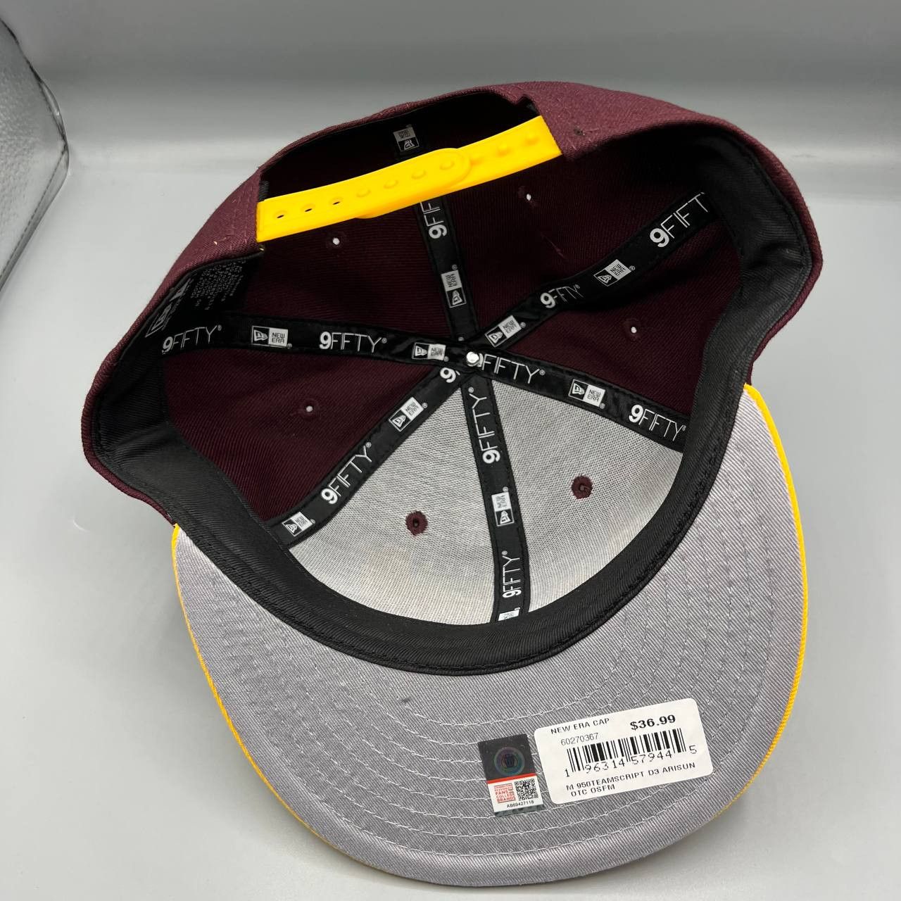 New Era Arizona State Sun Devils Hat Men Snap Back Cap New Size ONE SIZE - 4 Thumbnail