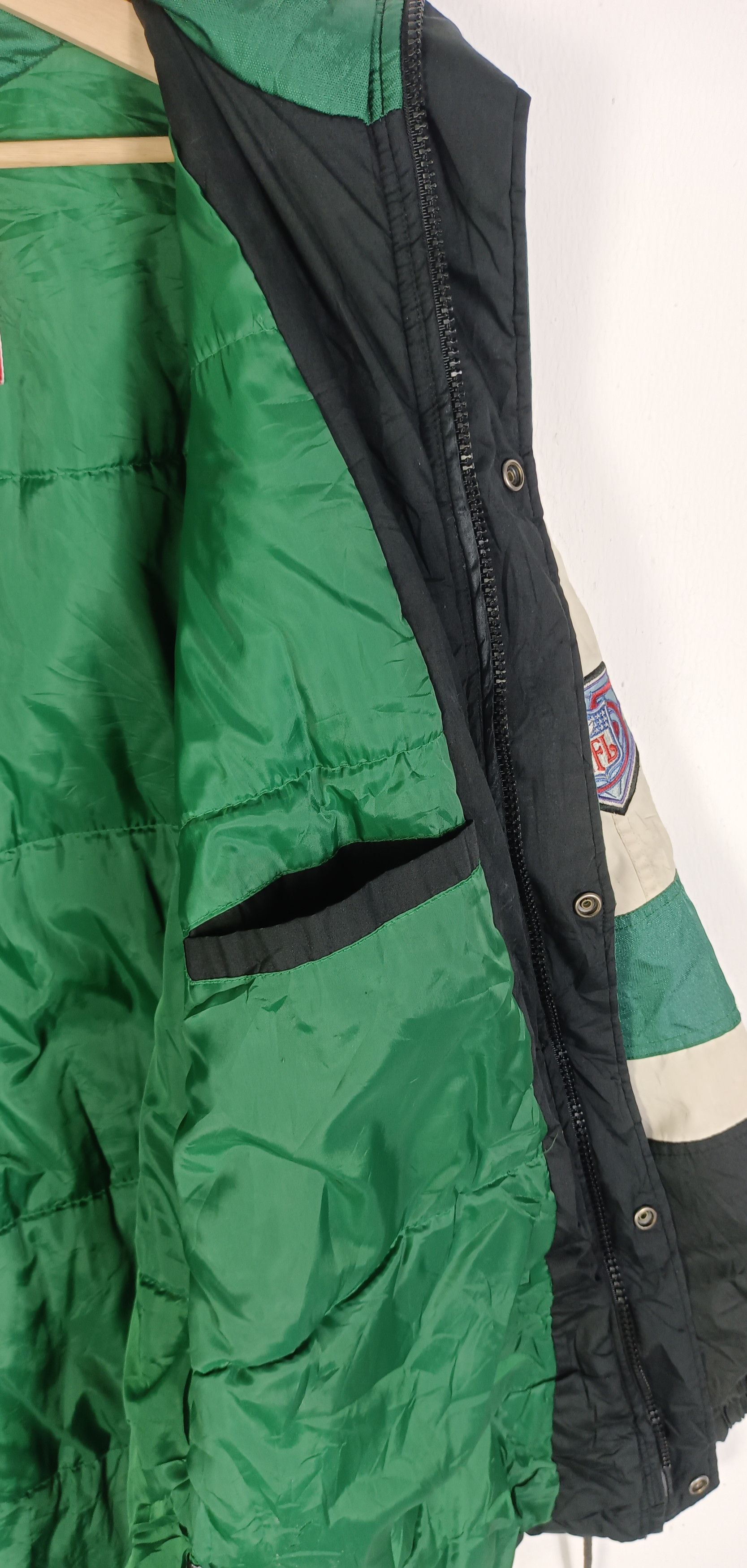NFL Vintage 90🔥 New York Jets NFL Puffer Jacket Size US XXL / EU 58 / 5 - 9 Thumbnail