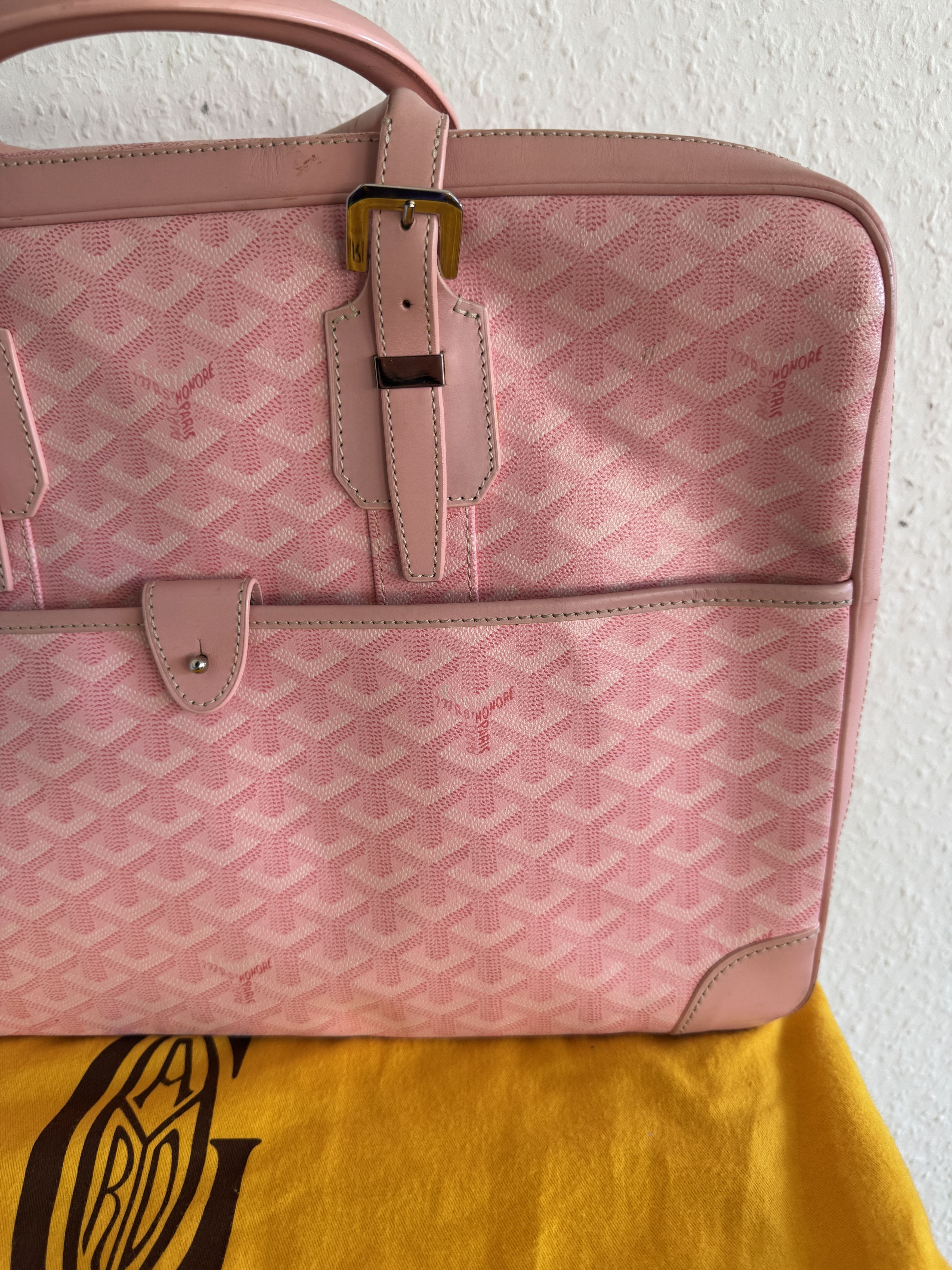 Goyard Goyard Ambassade MM Pink Monogram Briefcase Size ONE SIZE - 14 Thumbnail