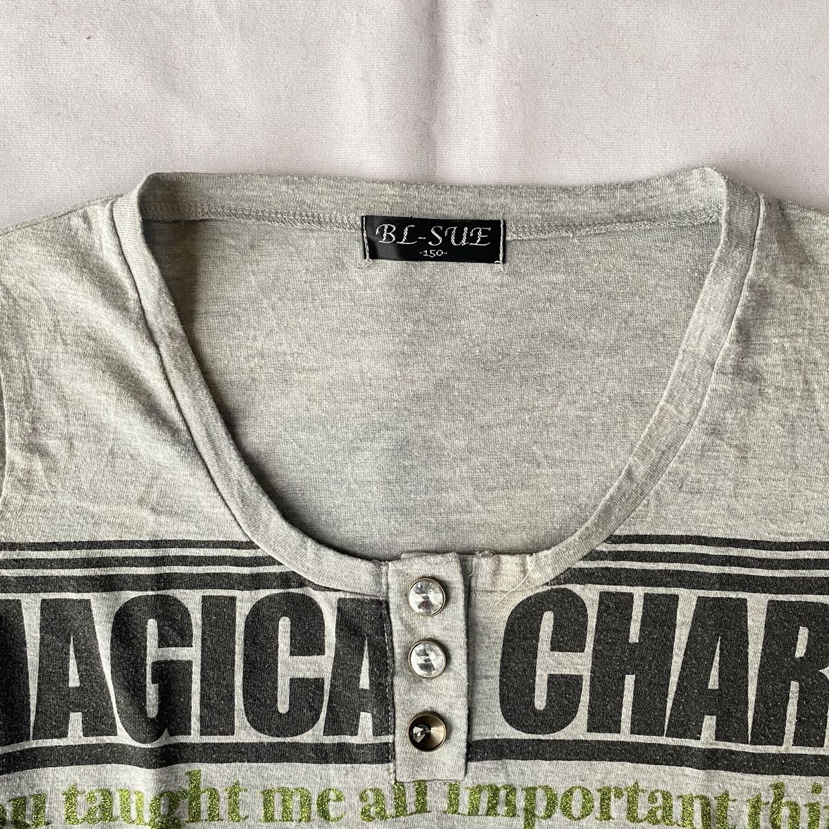 Beauty Beast × Hysteric Glamour × Japanese Brand Y2K Magical Charm Witchy Grunge Fairycore Baby Tees Size M / US 6-8 / IT 42-44 - 6 Thumbnail