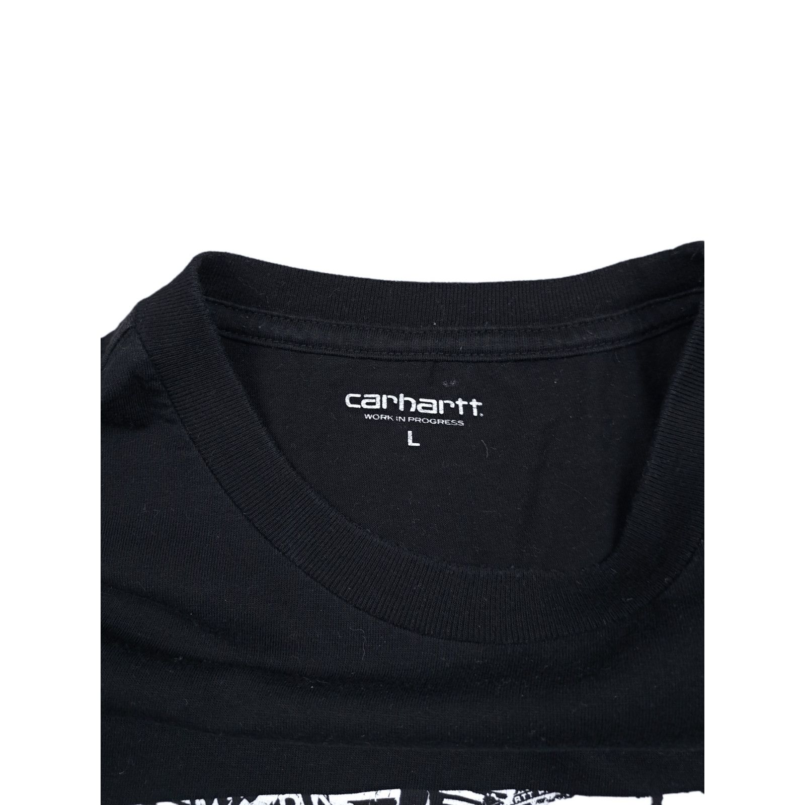Carhartt × Carhartt Wip 💎CARHARTT WIP S/S COLLAGE T-SHIRT / BLACK / WHITE Size US L / EU 52-54 / 3 - 6 Thumbnail