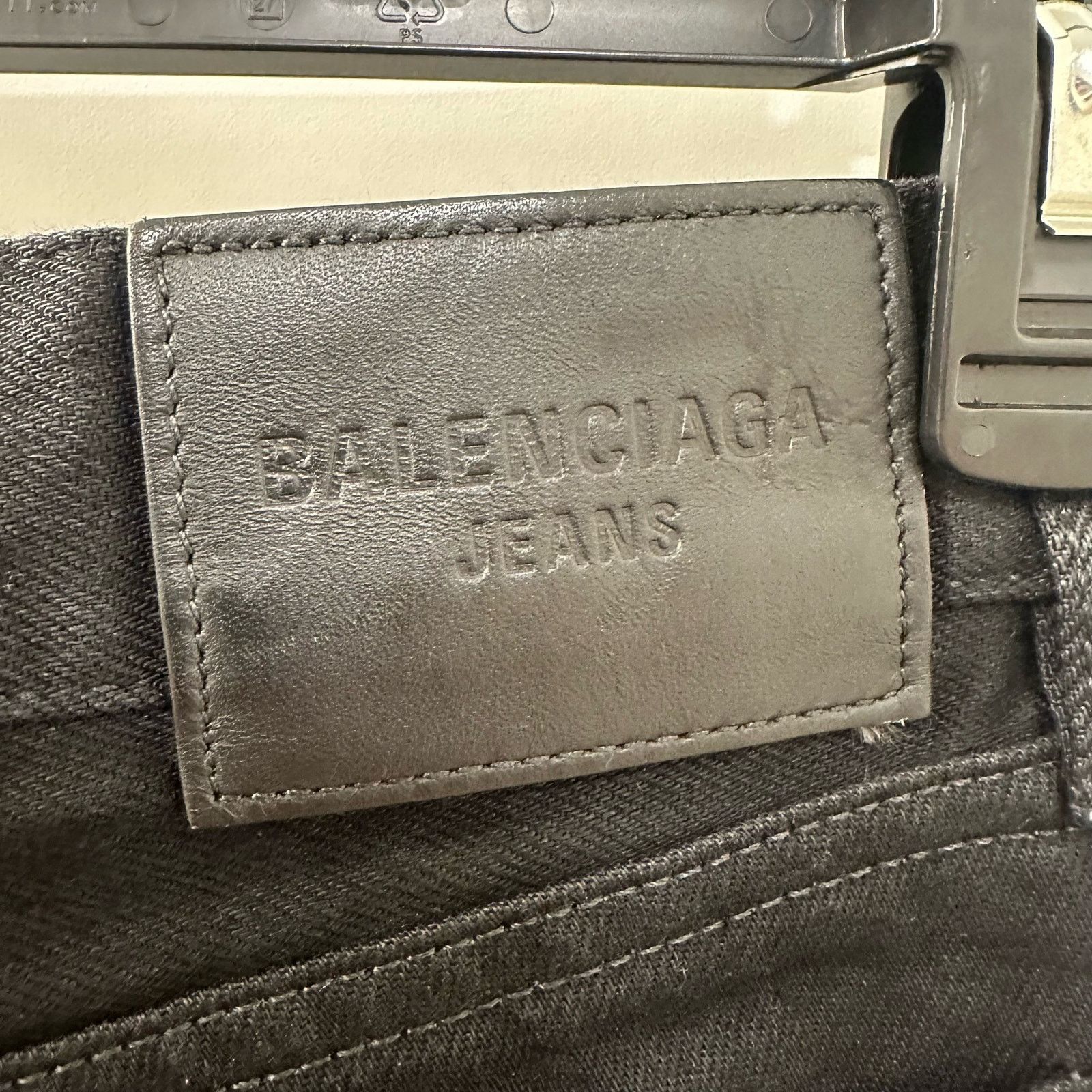 Balenciaga FW22 NEW Balenciaga Lost Tape Unisex Distressed Black Jeans Size US 32 / EU 48 - 4 Thumbnail