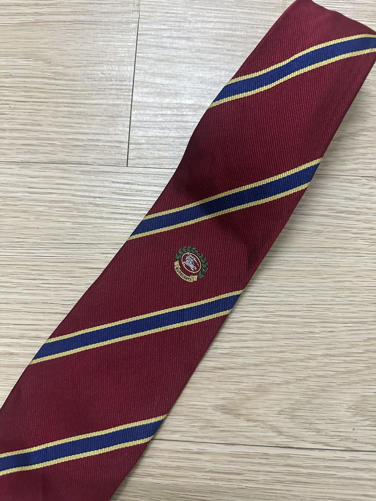 Burberry Beautiful Burberry Made In England Pure Silk Neck Tie Size ONE SIZE - 3 Thumbnail