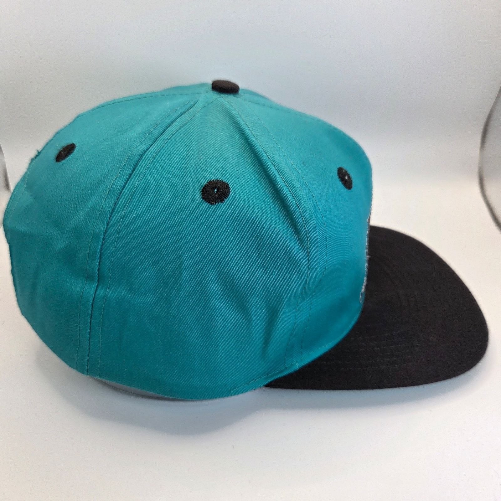 Vintage Vintage Florida Marlins Snapback Hat Teal Black 90s Annco Size ONE SIZE - 5 Thumbnail