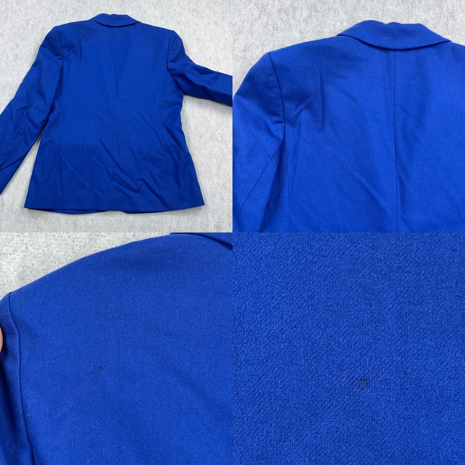 Pendleton VINTAGE Pendleton Blazer Jacket Women 10 Royal Blue Wool Sport Coat USA 80s 90s Size L / US 10 / IT 46 - 8 Thumbnail