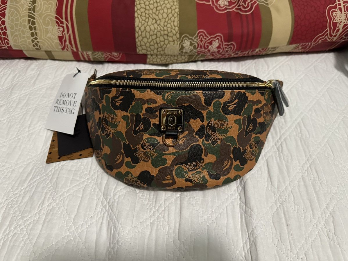 mcm bape belt bag