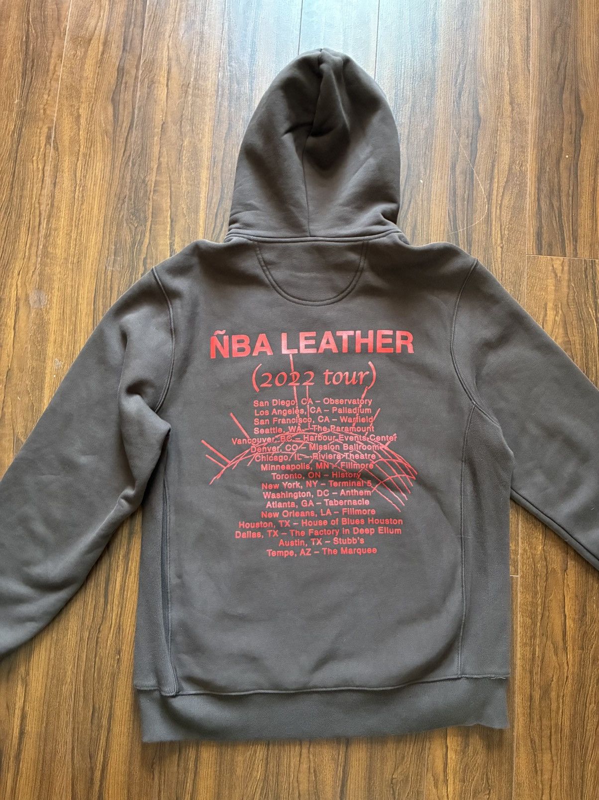 Other Earl Sweatshirt “SICK!” NBA Leather 2022 Tour Hoodie Brown Size US L / EU 52-54 / 3 - 2 Thumbnail