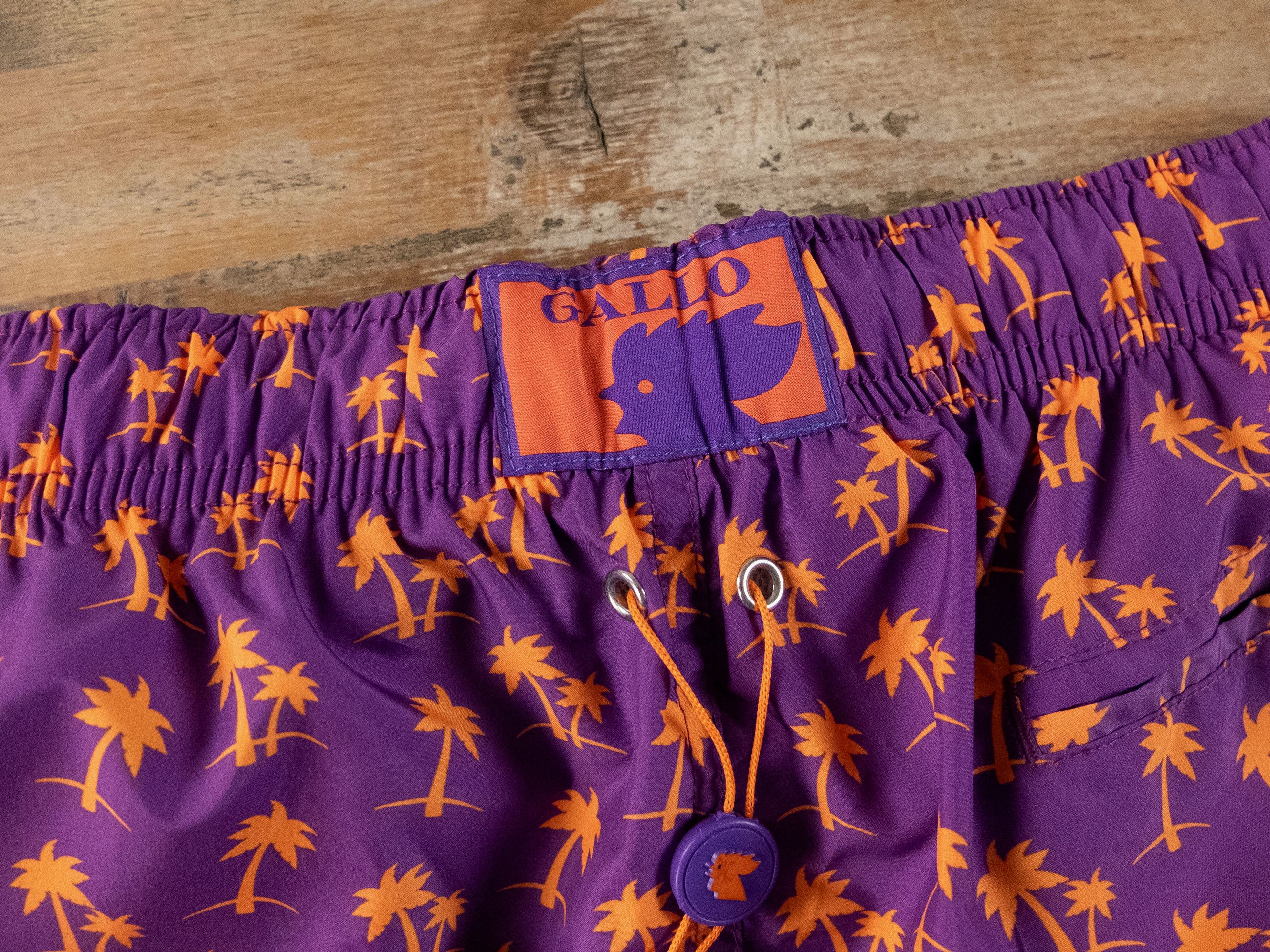 Other GALLO purple palm tree print swim shorts Medium Italy Size US 32 / EU 48 - 8 Thumbnail